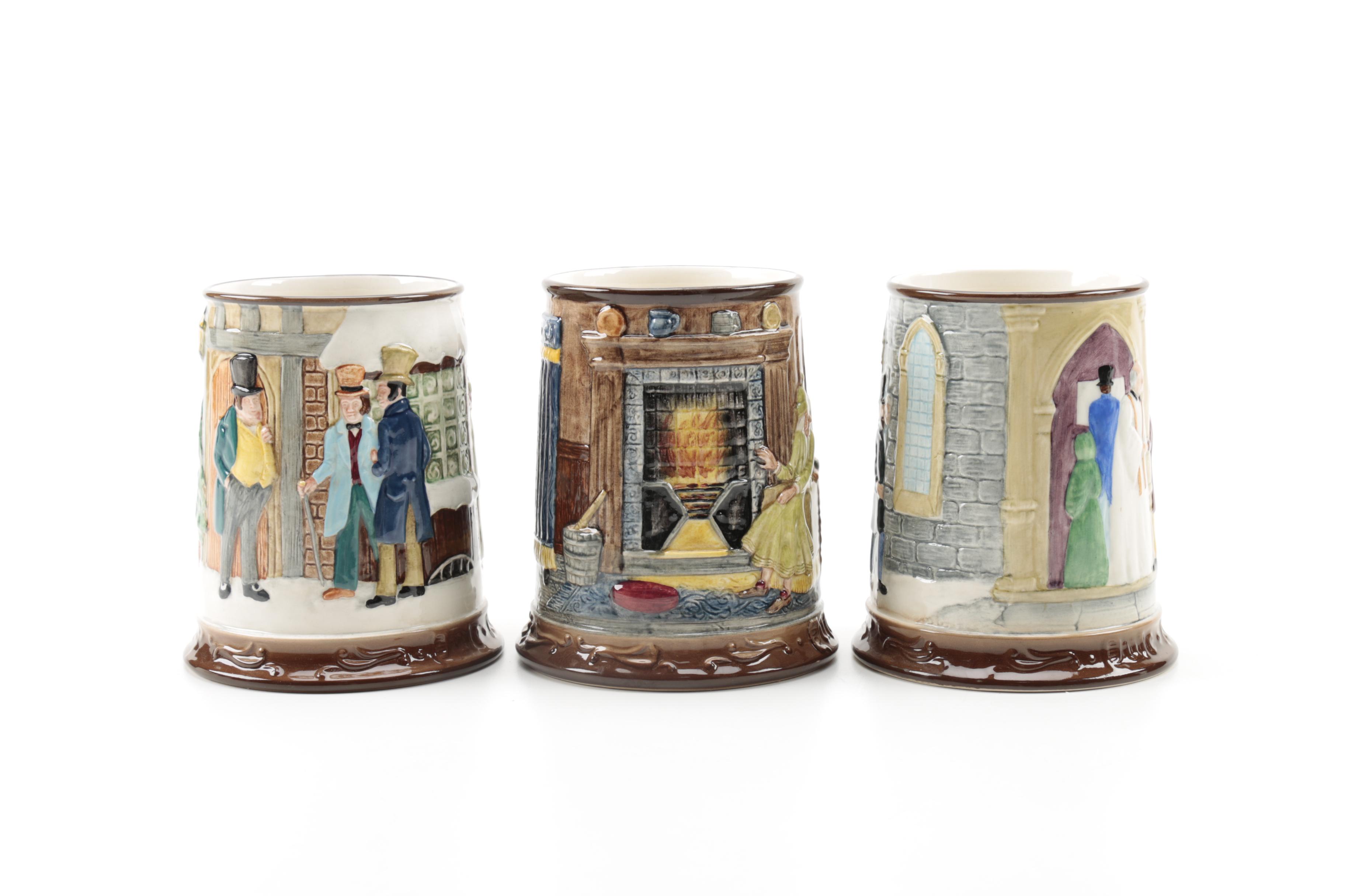 Royal Doulton "Christmas Carol" Tankards