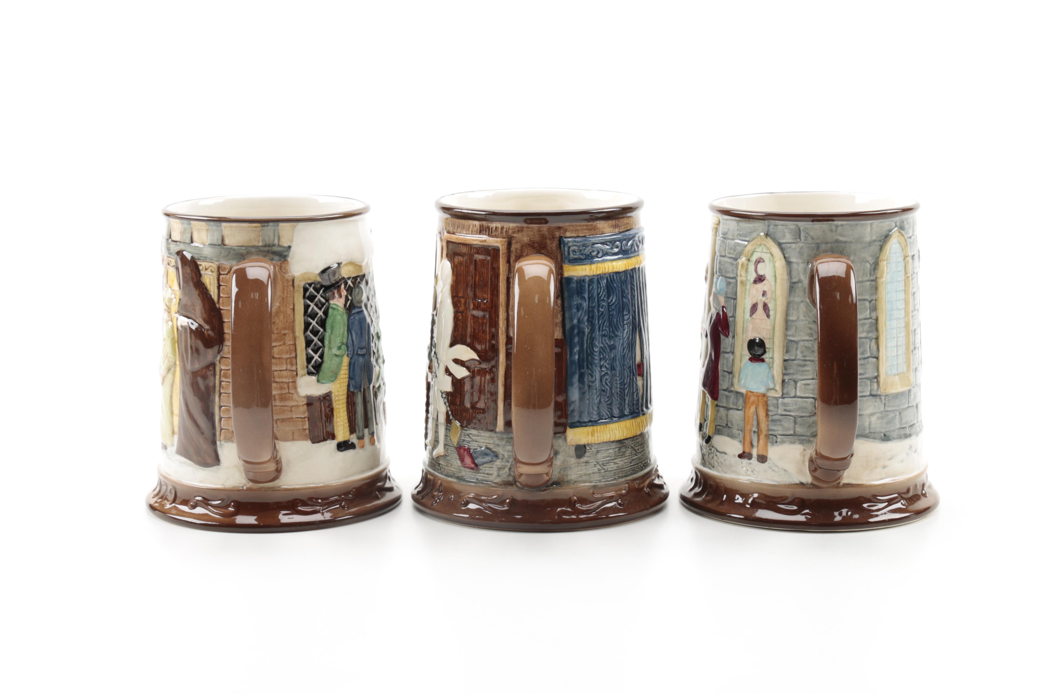 Royal Doulton "Christmas Carol" Tankards