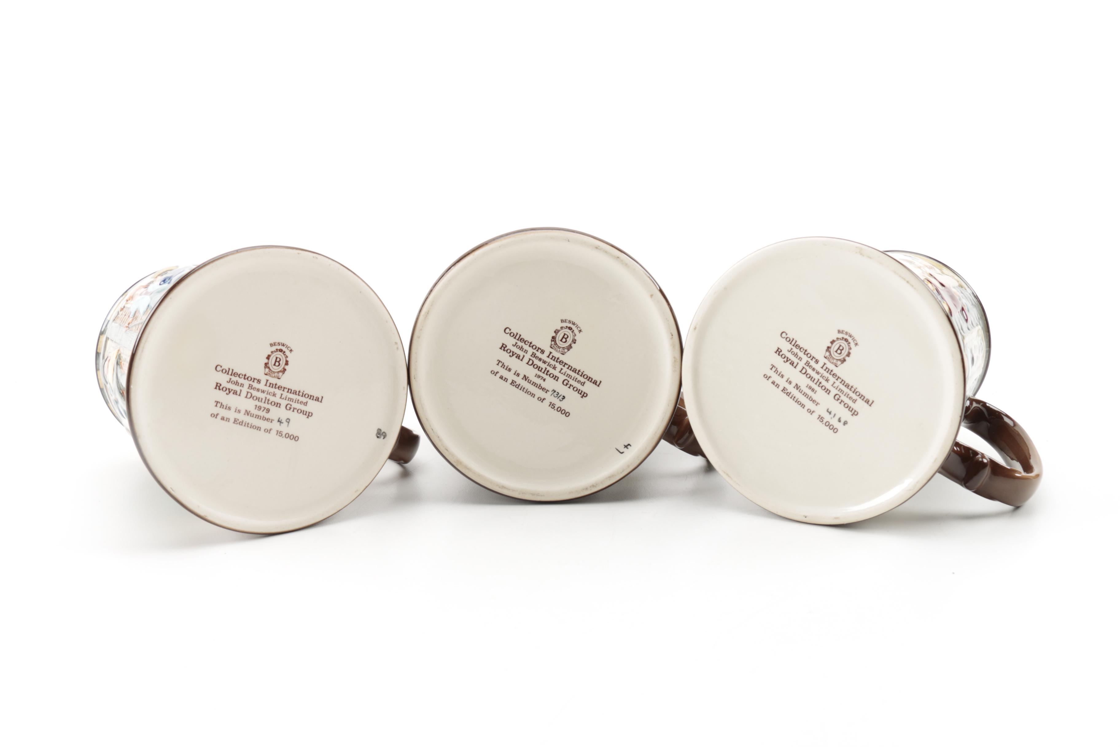 Royal Doulton "Christmas Carol" Tankards