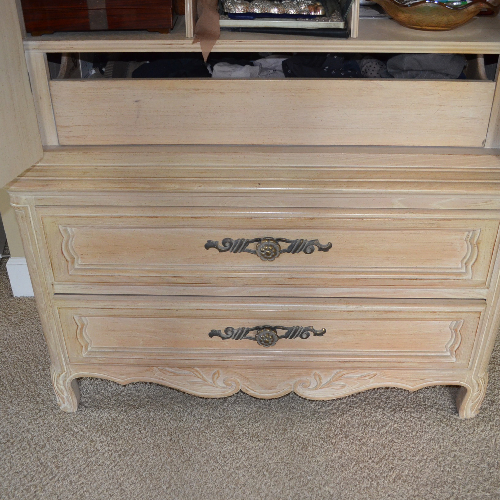 Vintage French Provincial Style Armoire