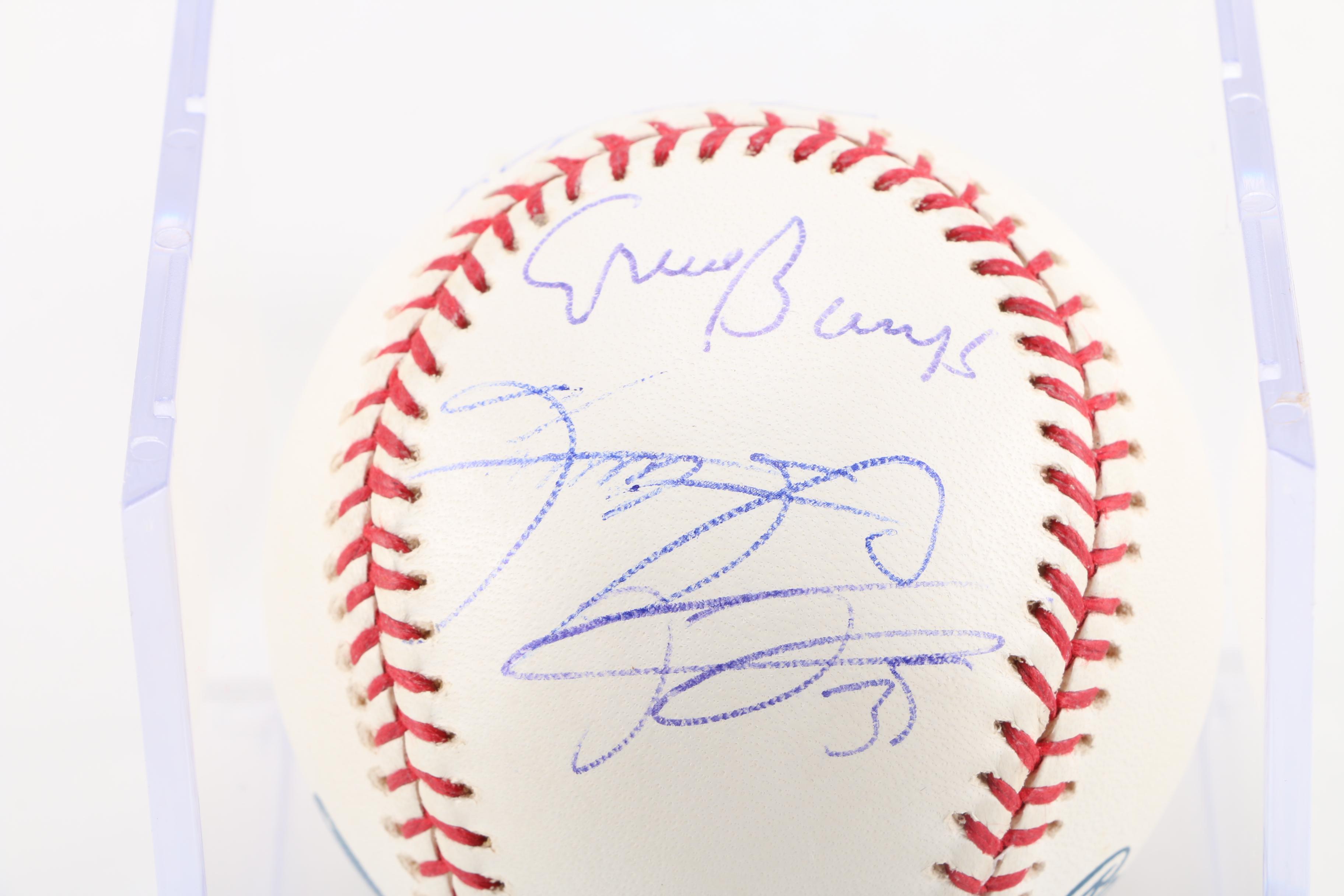 Signed Baseball Featuring Ernie Banks and Harmon Killebrew