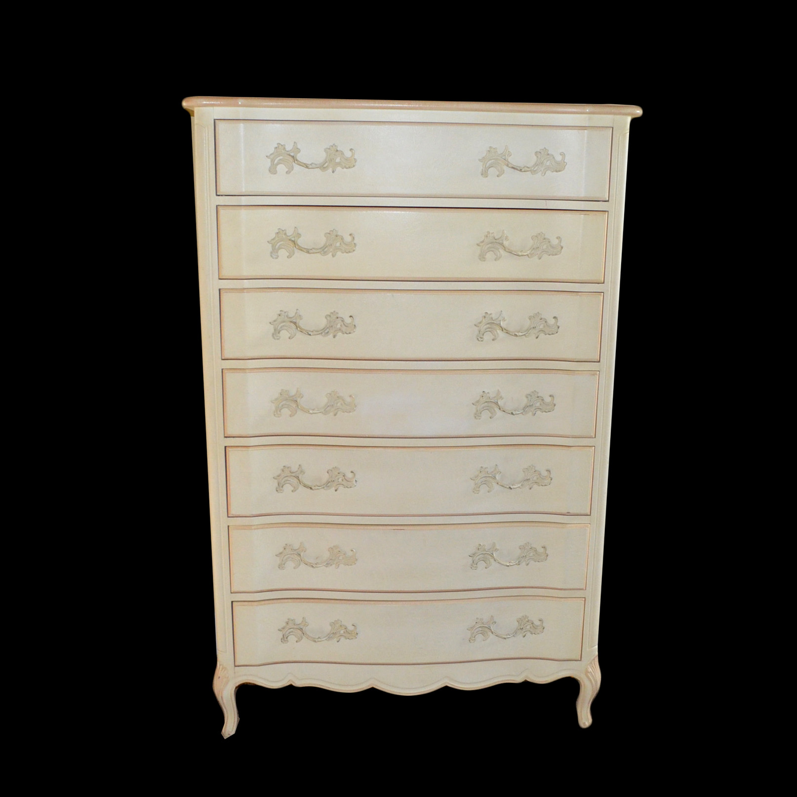 Vintage French Provincial Style Chest of Drawers by Henredon