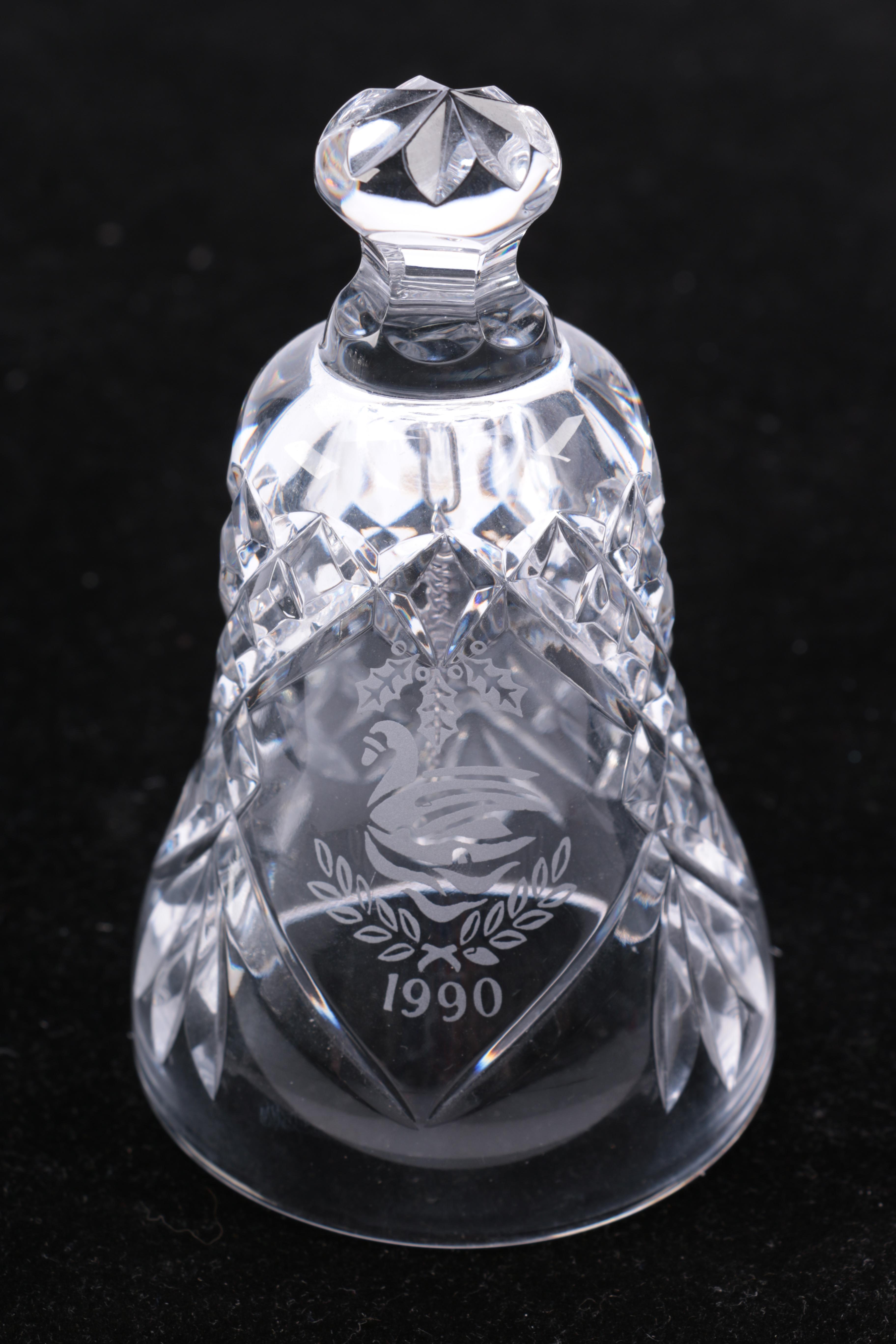 1990-1999 Waterford Crystal Christmas Bells