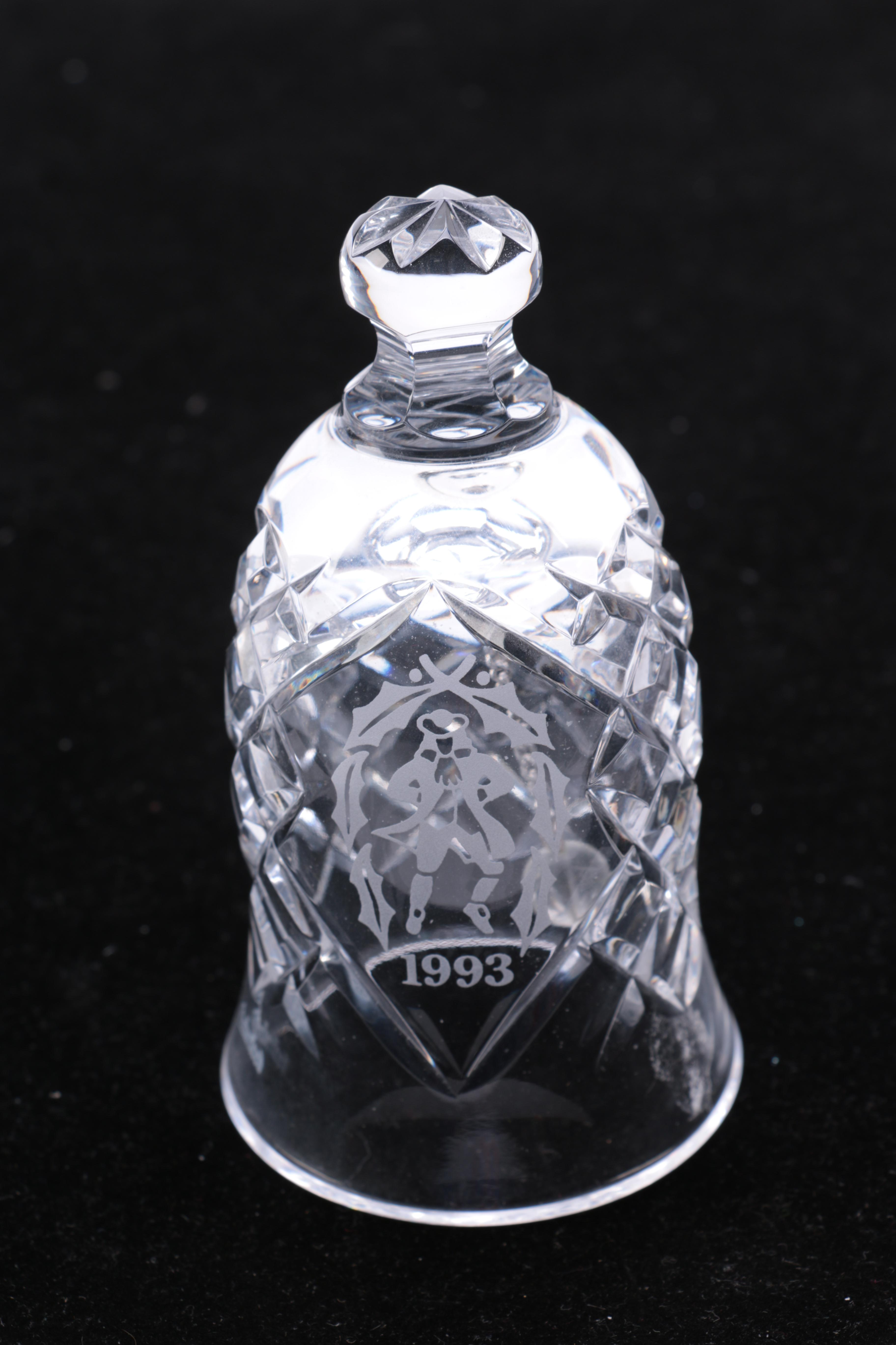 1990-1999 Waterford Crystal Christmas Bells