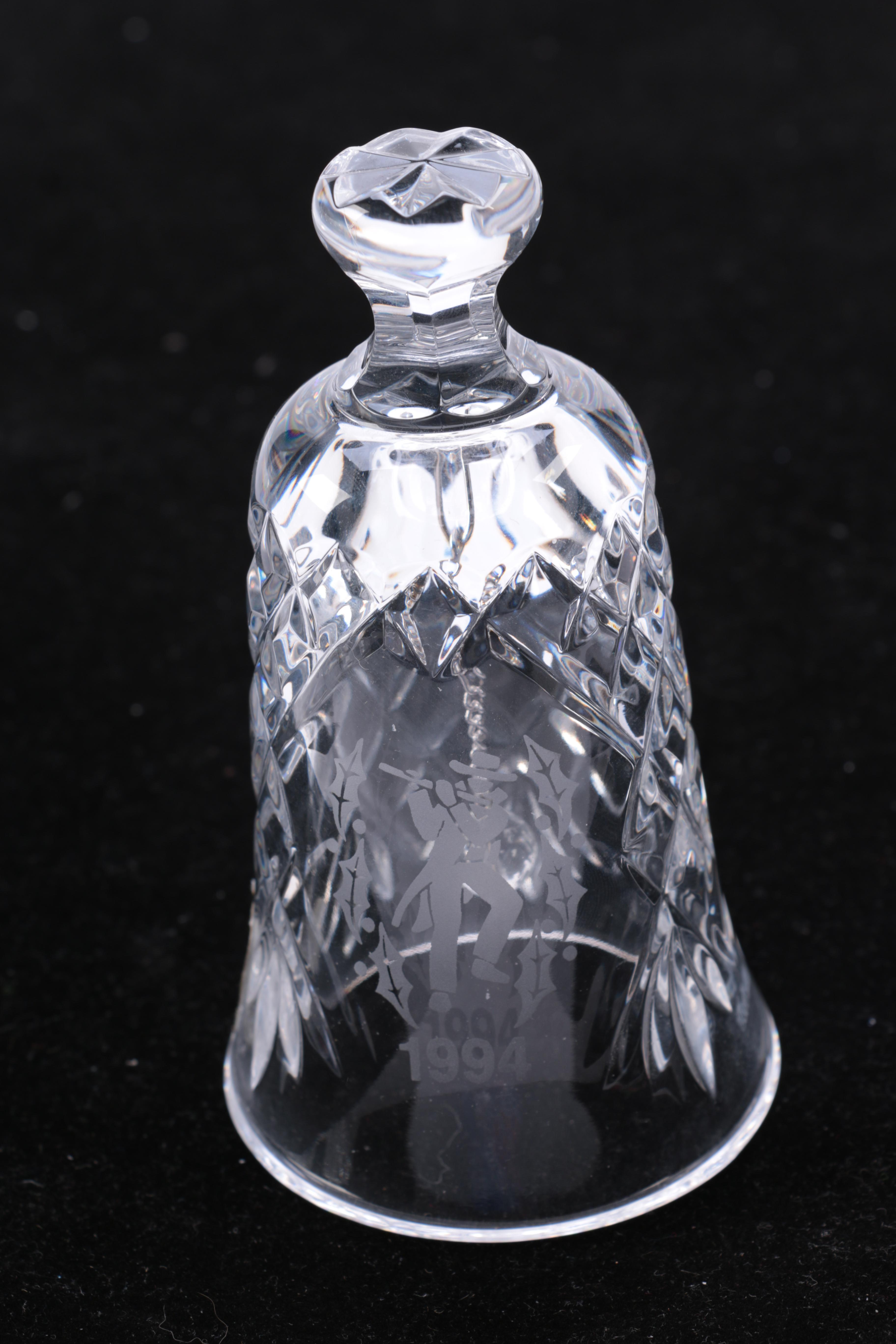 1990-1999 Waterford Crystal Christmas Bells