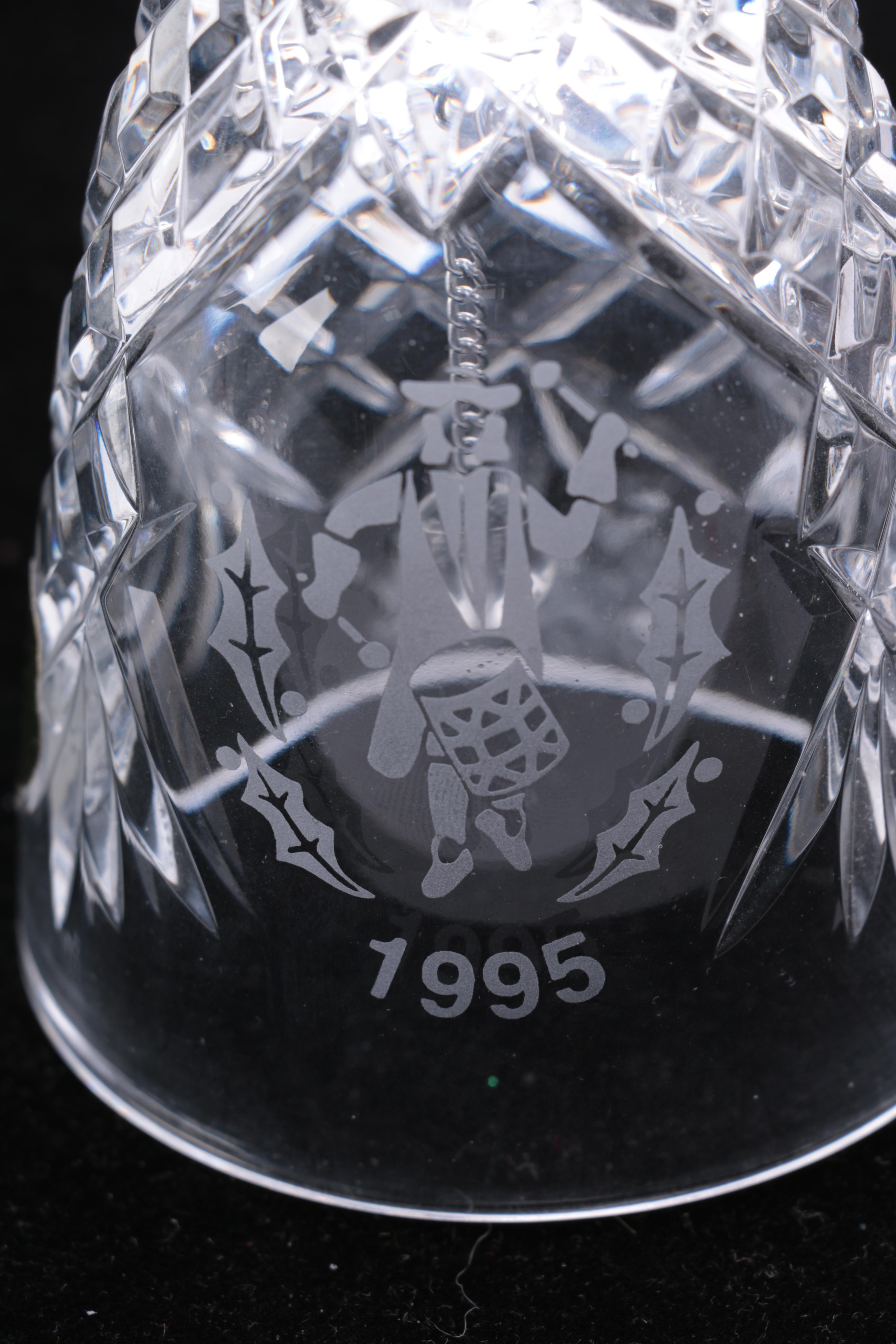 1990-1999 Waterford Crystal Christmas Bells