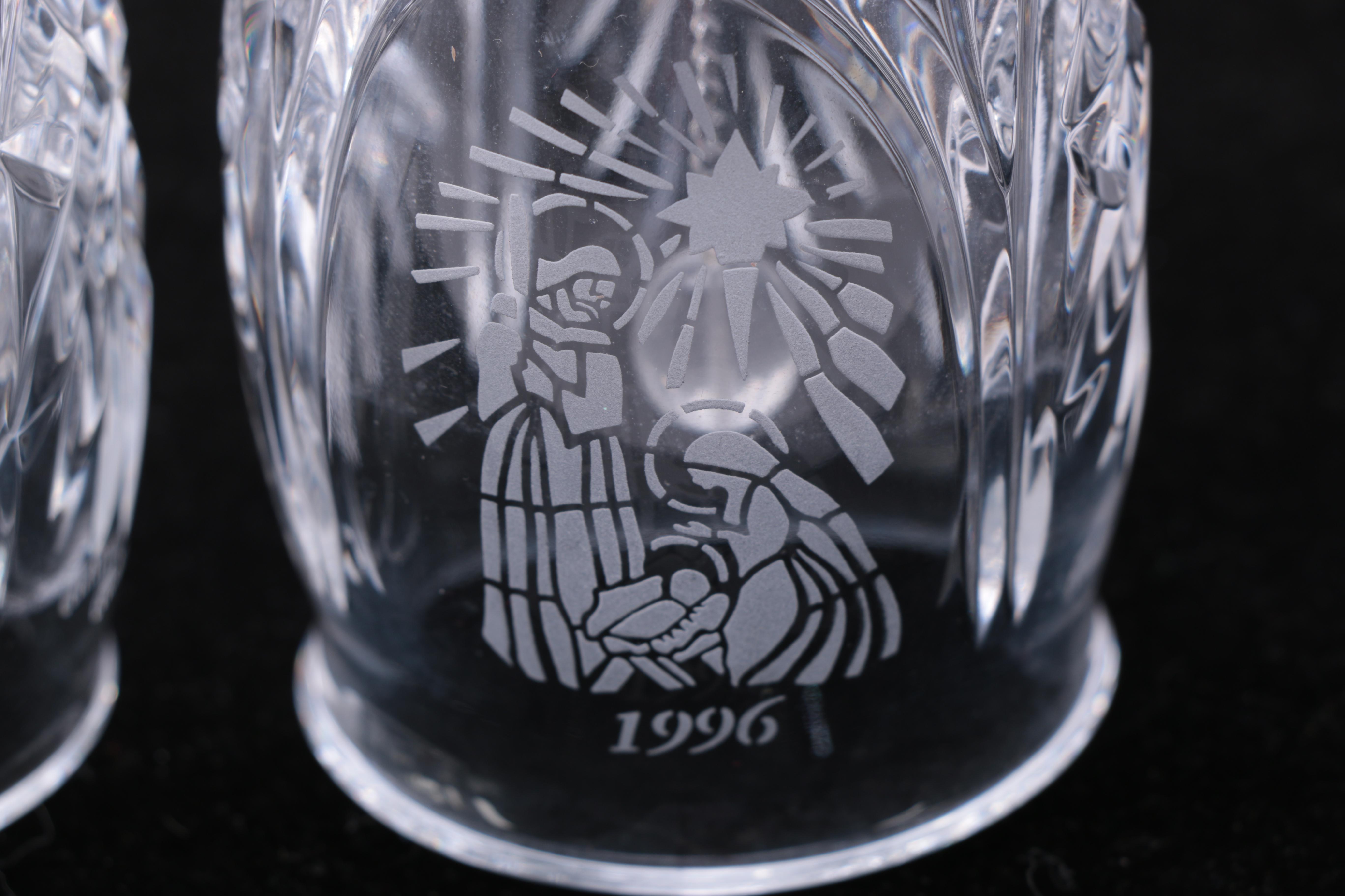 1990-1999 Waterford Crystal Christmas Bells