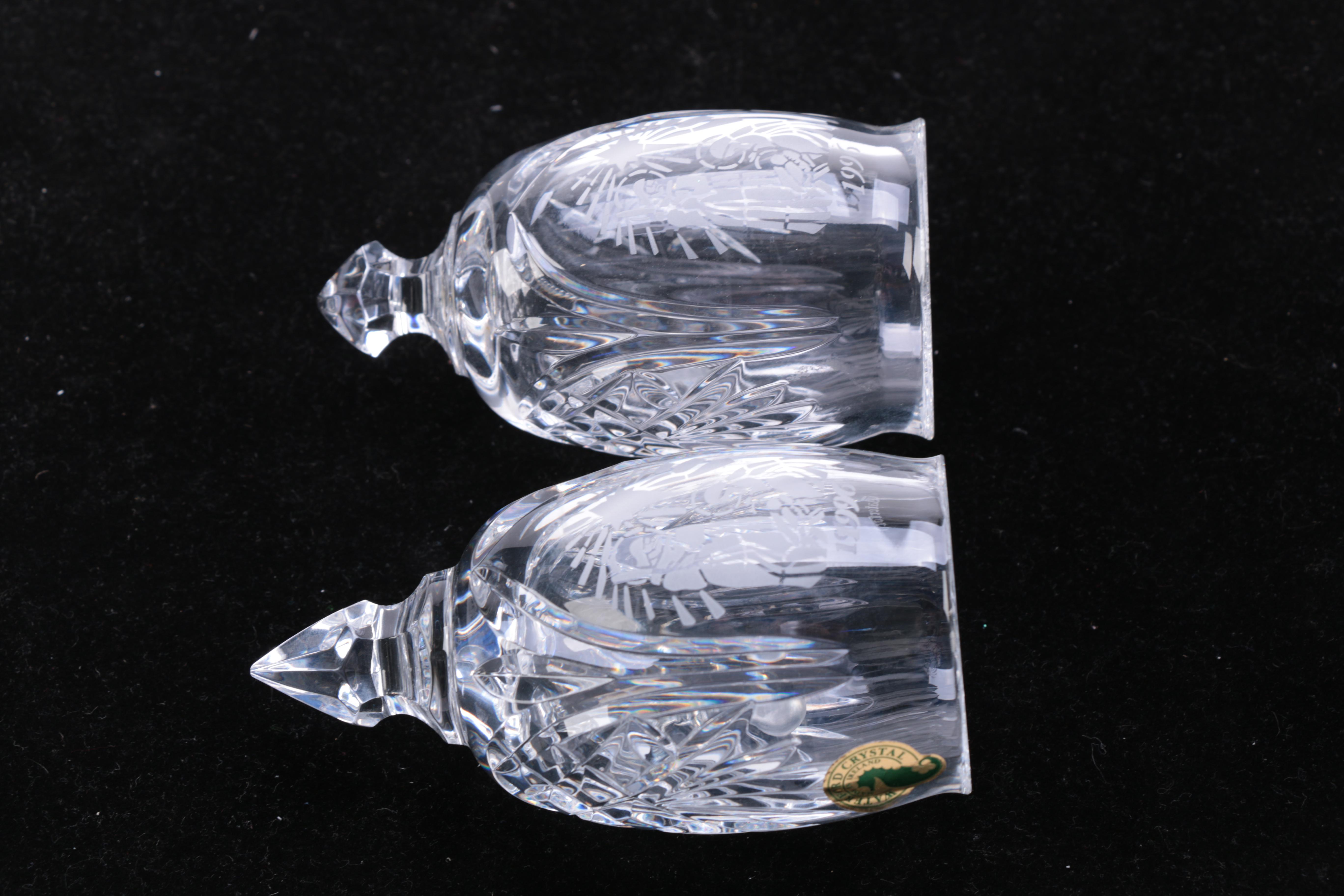 1990-1999 Waterford Crystal Christmas Bells