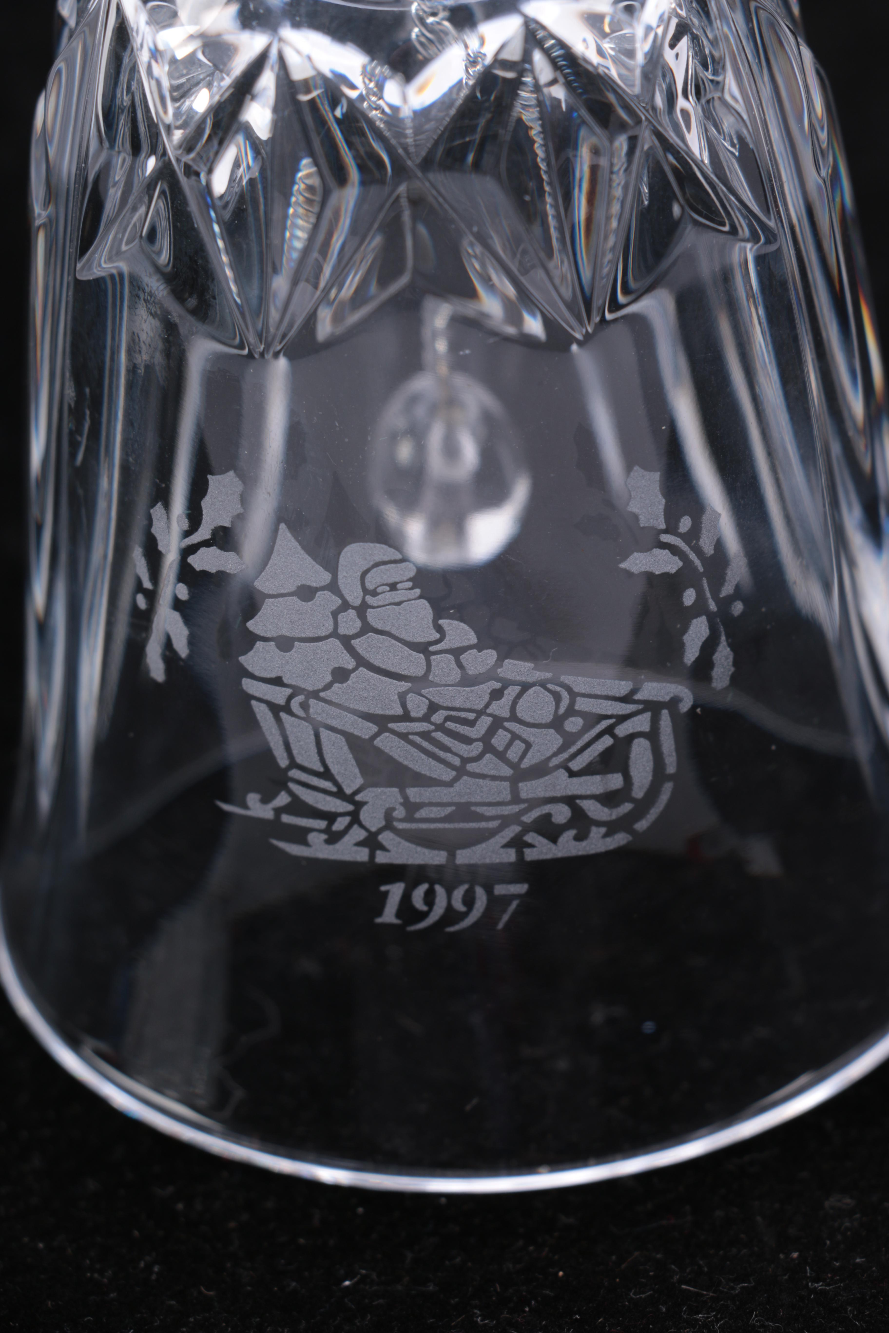1990-1999 Waterford Crystal Christmas Bells