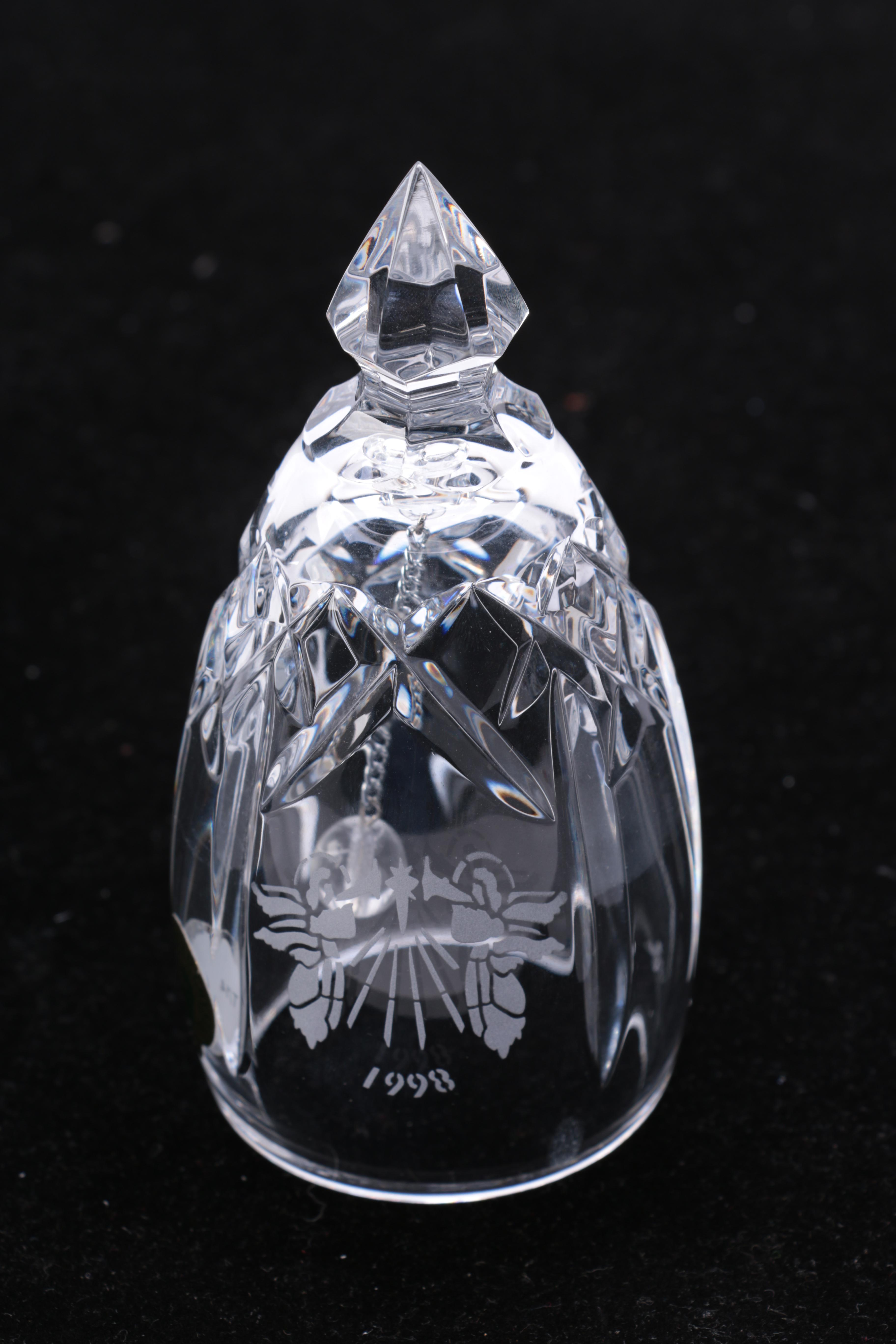1990-1999 Waterford Crystal Christmas Bells