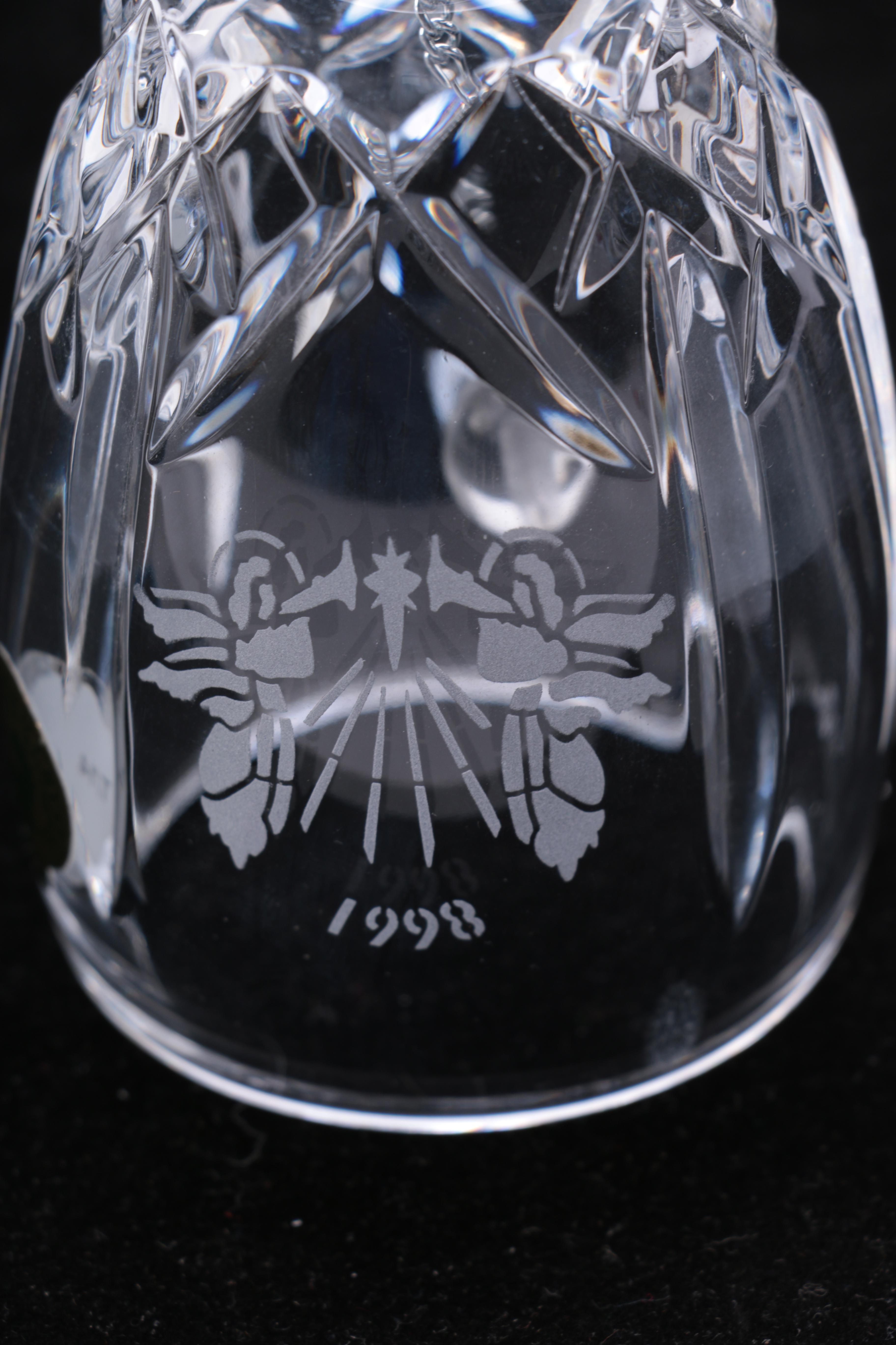 1990-1999 Waterford Crystal Christmas Bells