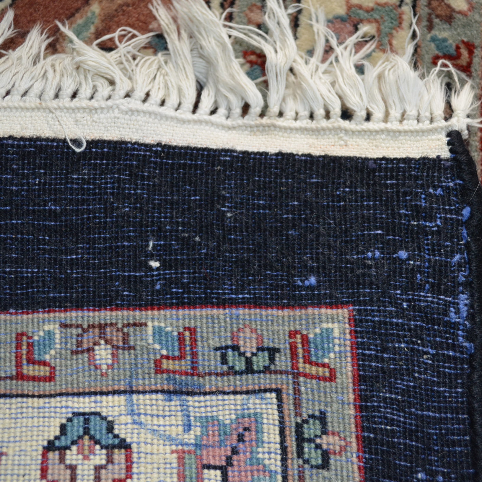 Hand-Knotted Indo-Heriz Area Rug