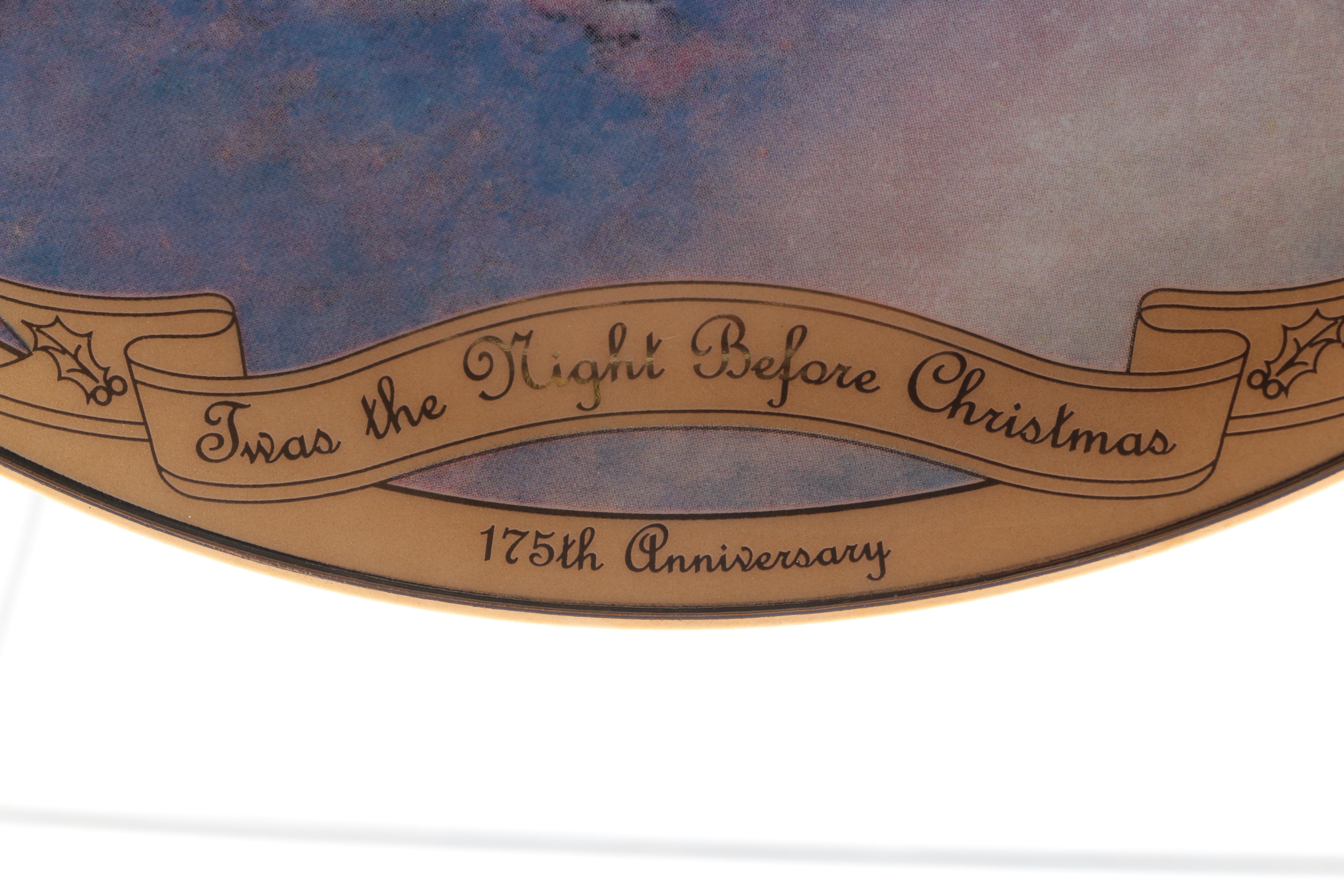 Assortment of Chuck Gillies Decorative Christmas Plates