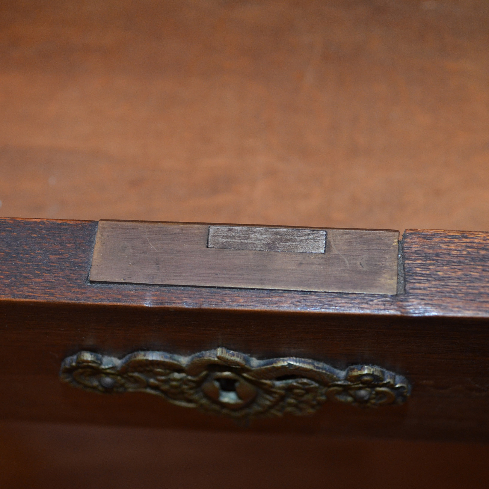 Antique Chippendale Style Poplar Library Table