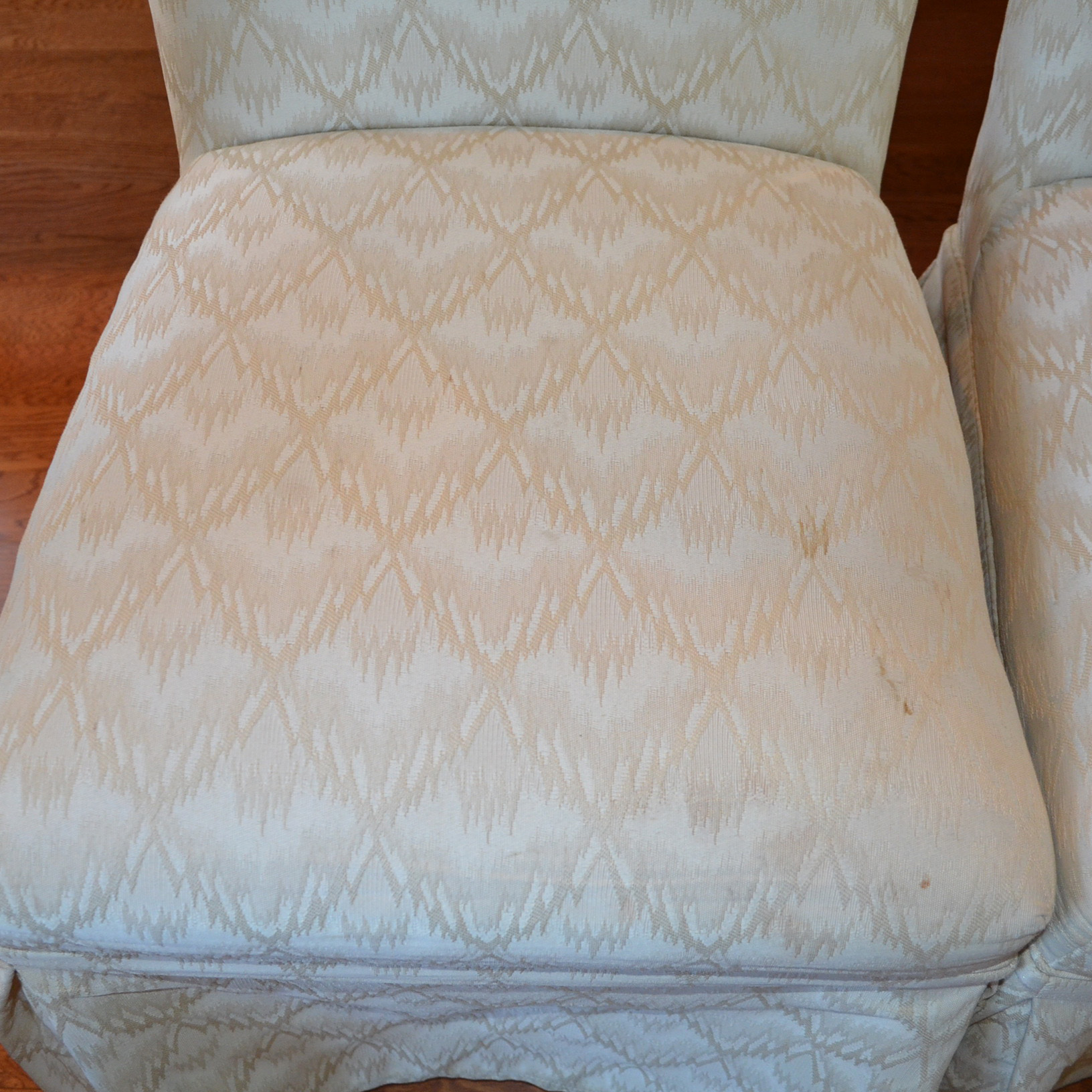 Set of Six Upholstered Dining Chairs by Bassett Mirror Co., INC.