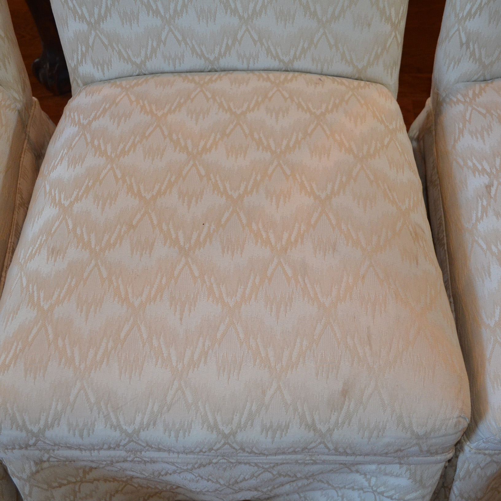 Set of Six Upholstered Dining Chairs by Bassett Mirror Co., INC.