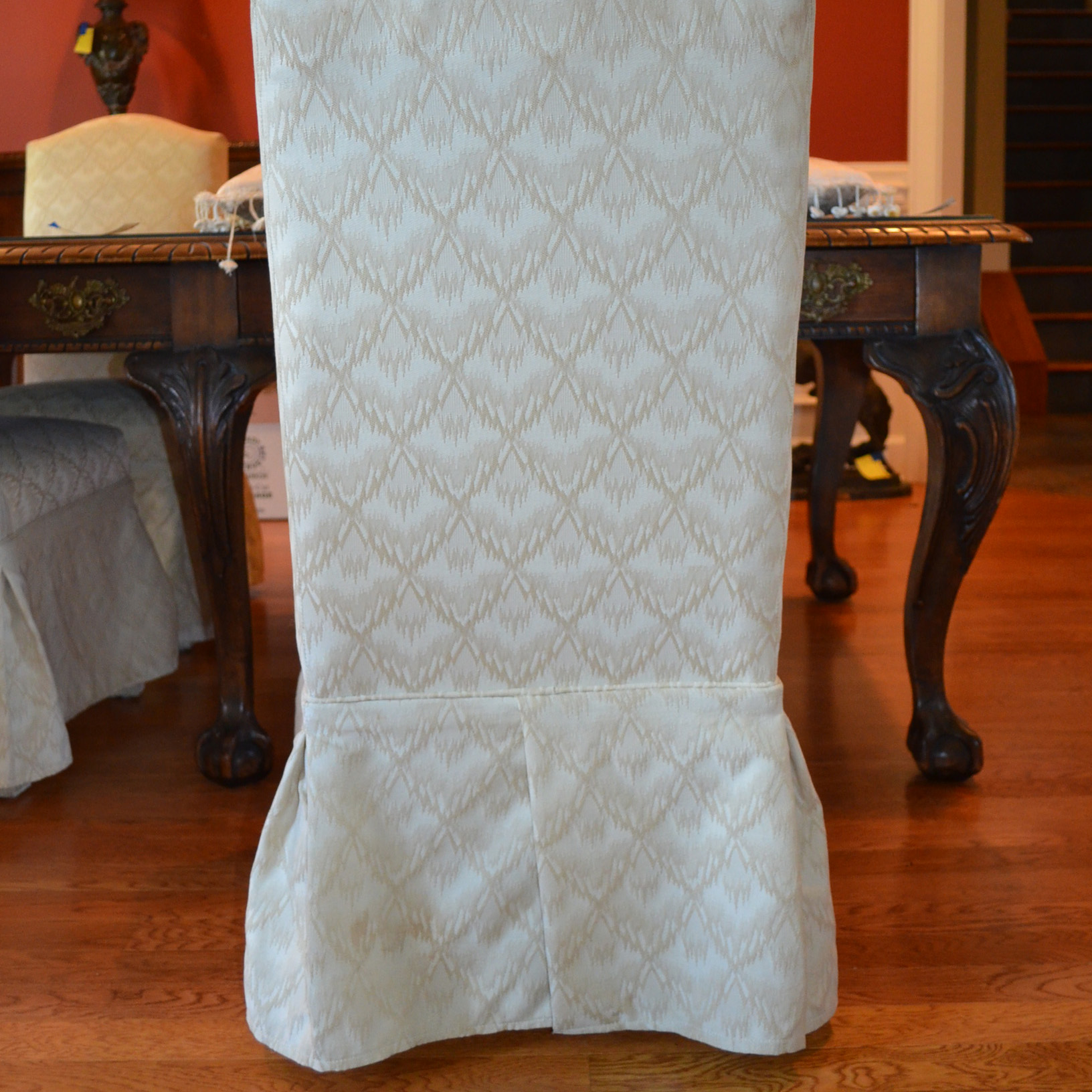 Set of Six Upholstered Dining Chairs by Bassett Mirror Co., INC.