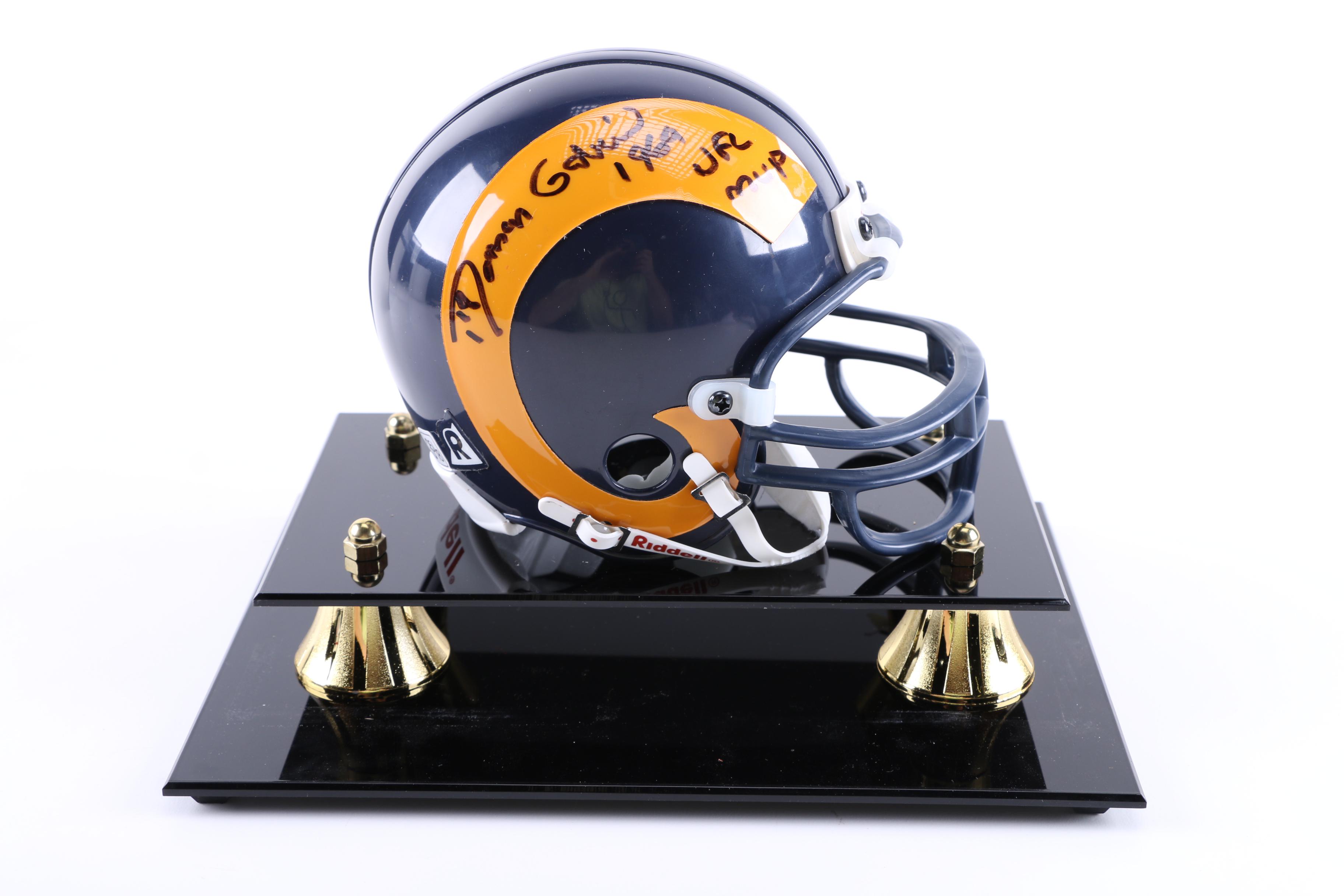 Roman Gabriel Signed Mini Helmet