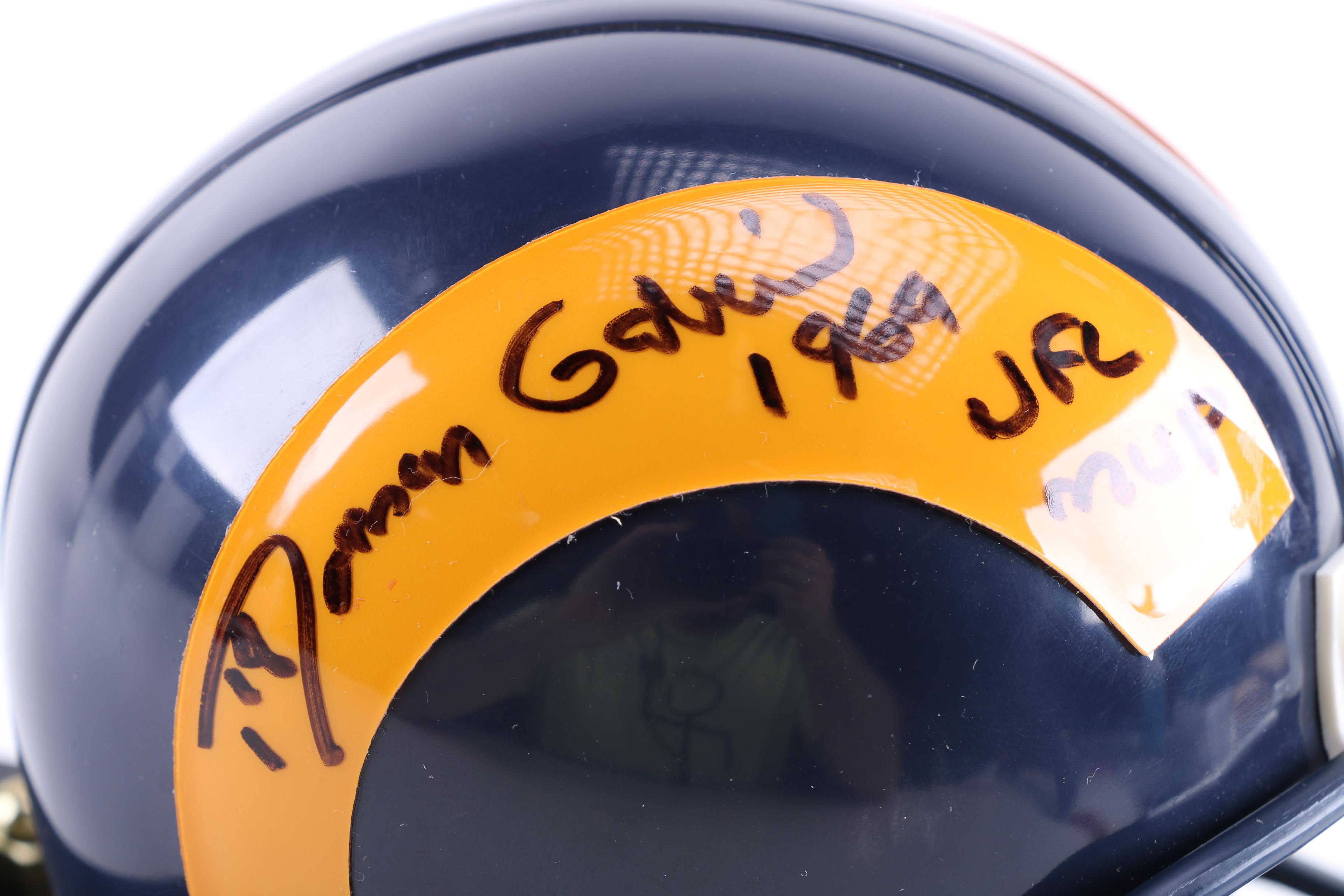 Roman Gabriel Signed Mini Helmet