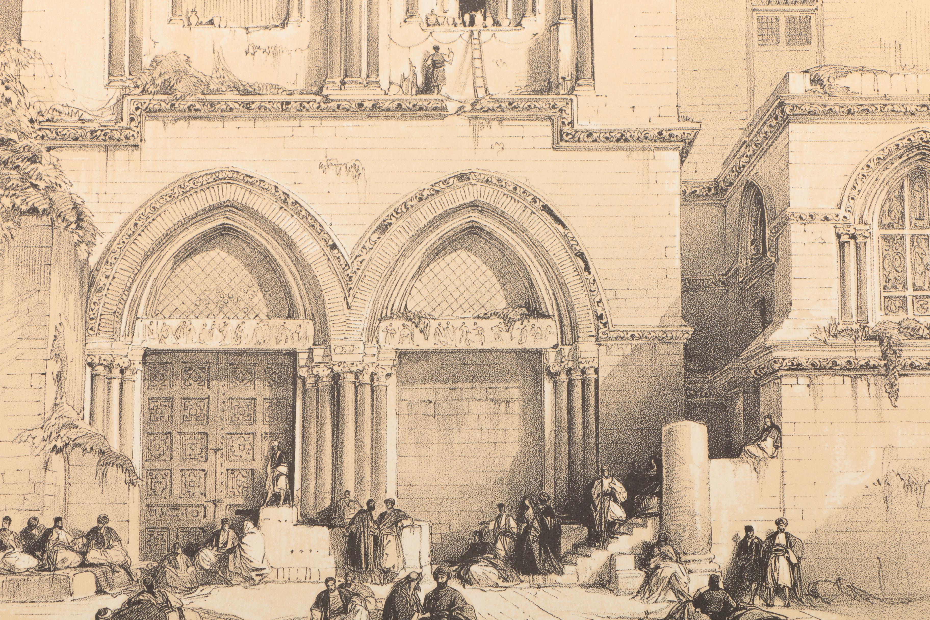 After David Roberts Offset Lithographs on Paper of the Holy Land