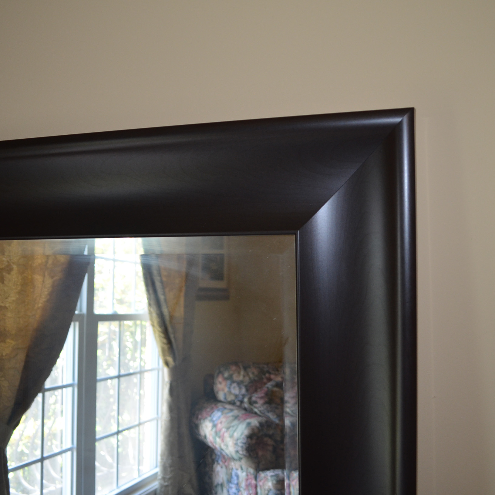 Large Wooden Floor Mirror