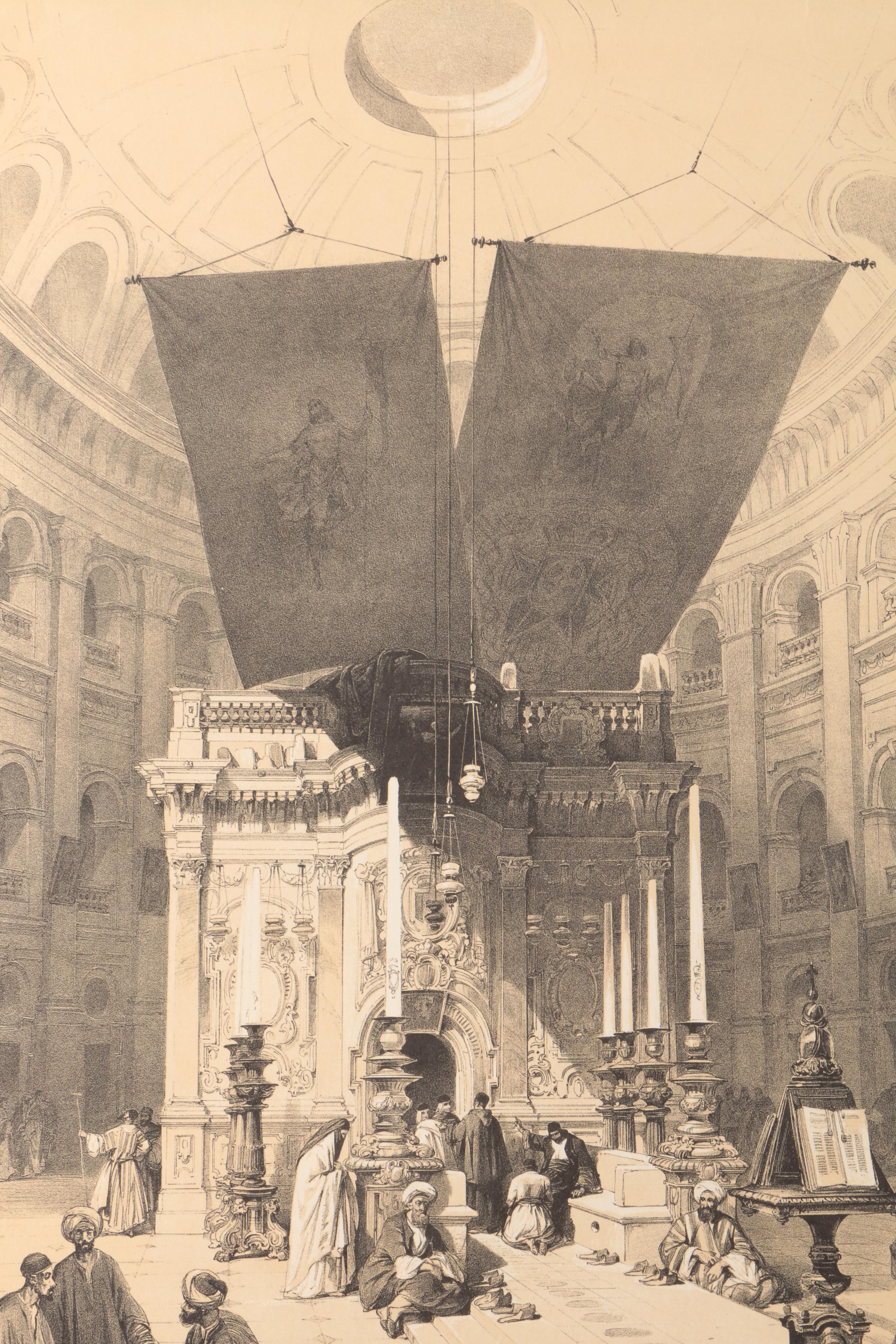 After David Roberts Offset Lithographs on Paper of the Holy Land