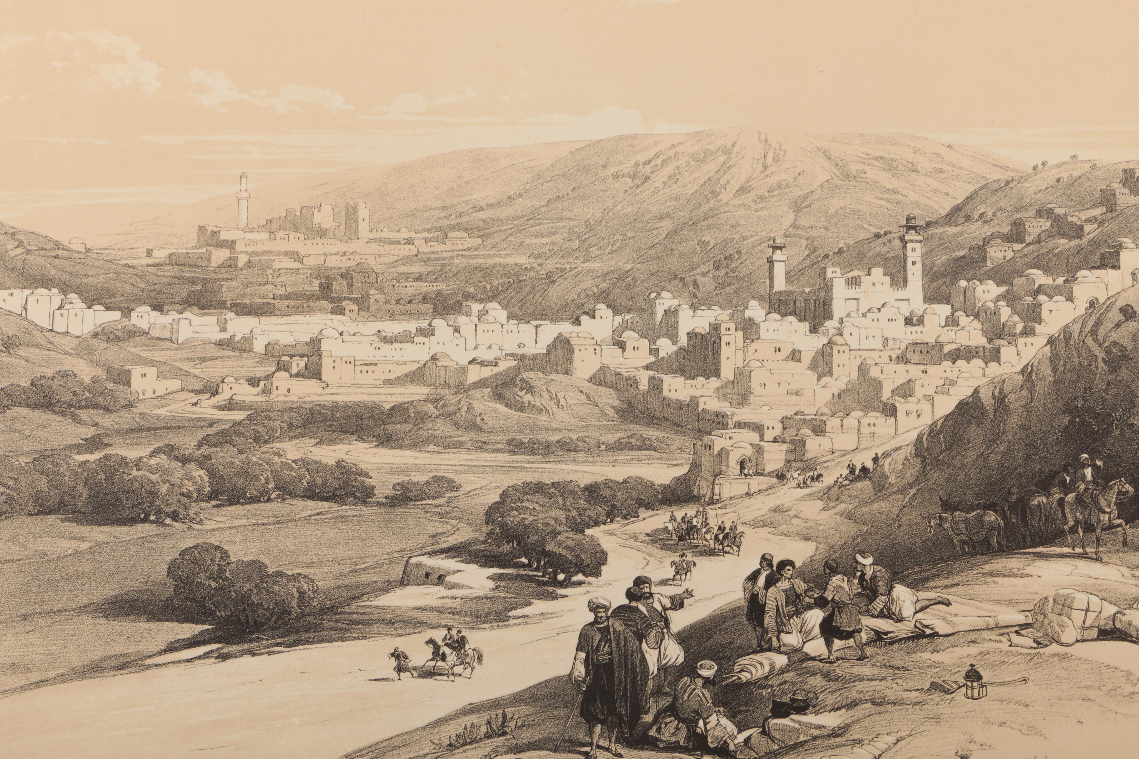 After David Roberts Offset Lithographs on Paper of the Holy Land