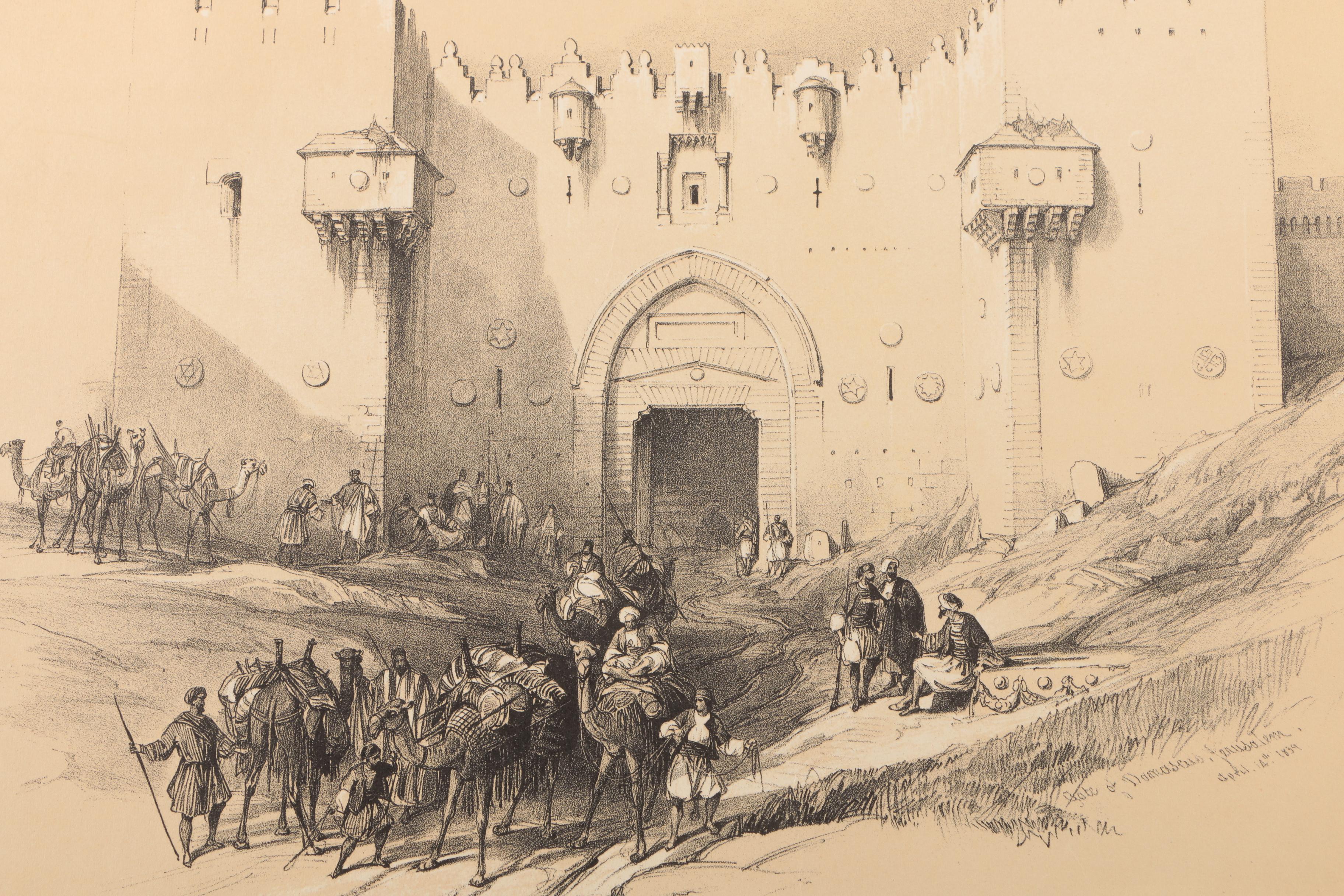 After David Roberts Offset Lithographs on Paper of the Holy Land