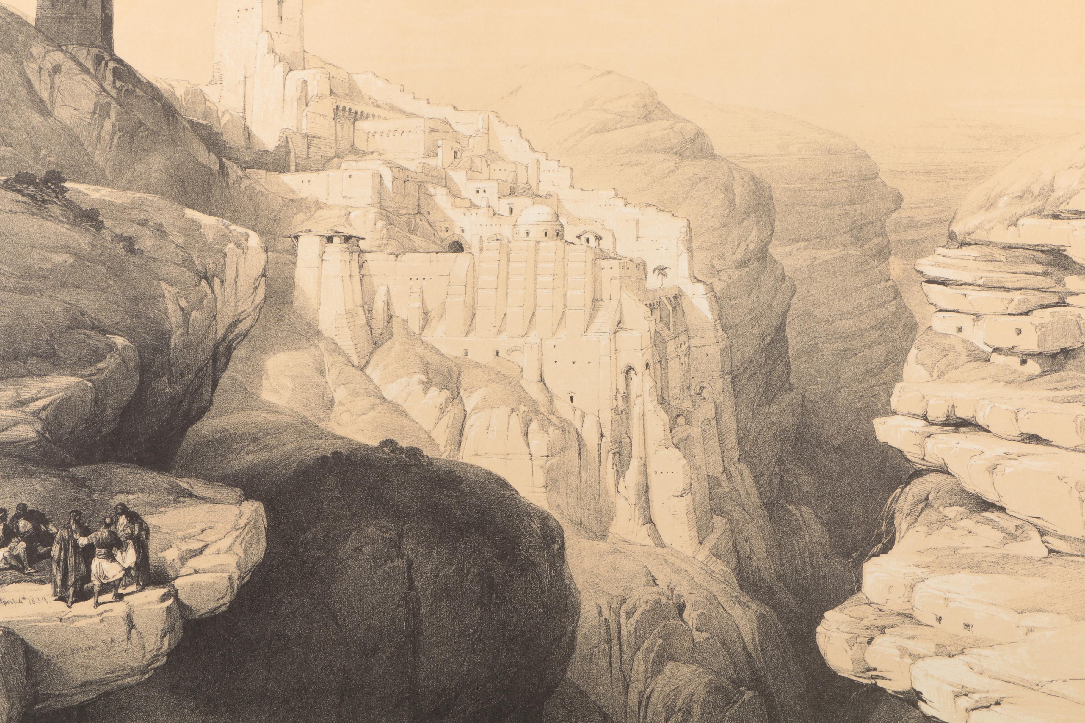 After David Roberts Offset Lithographs on Paper of the Holy Land