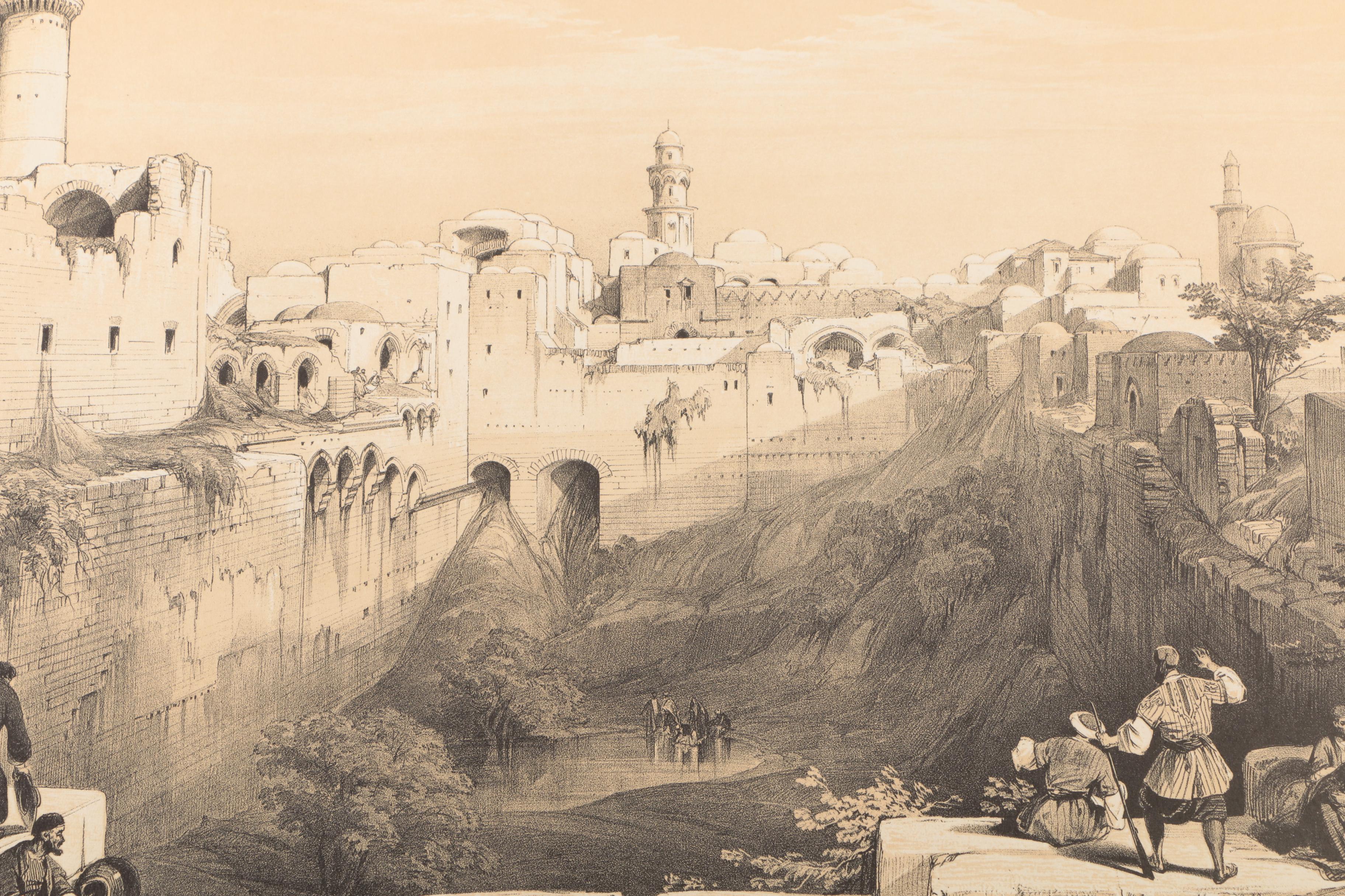 After David Roberts Offset Lithographs on Paper of the Holy Land