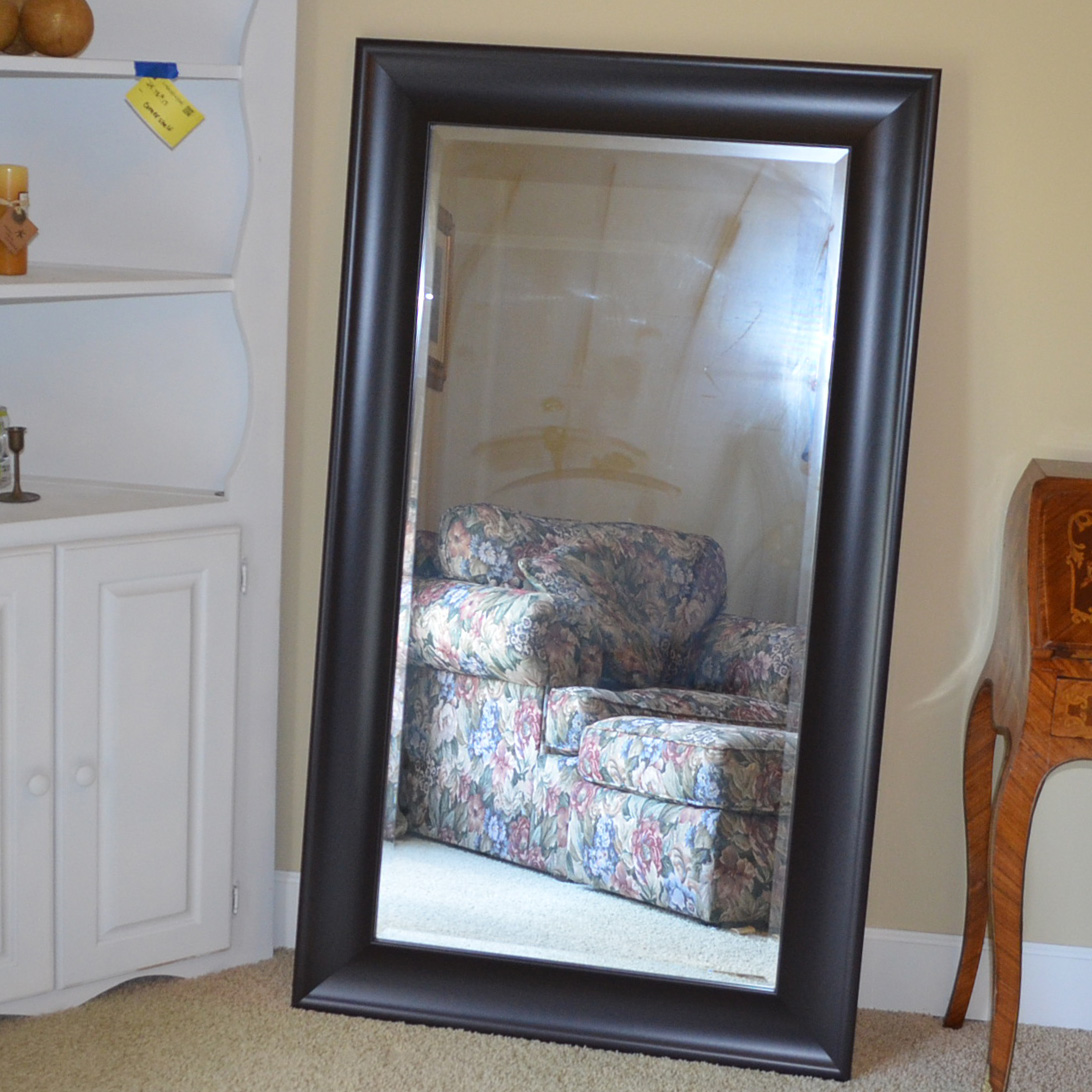 Large Wooden Floor Mirror