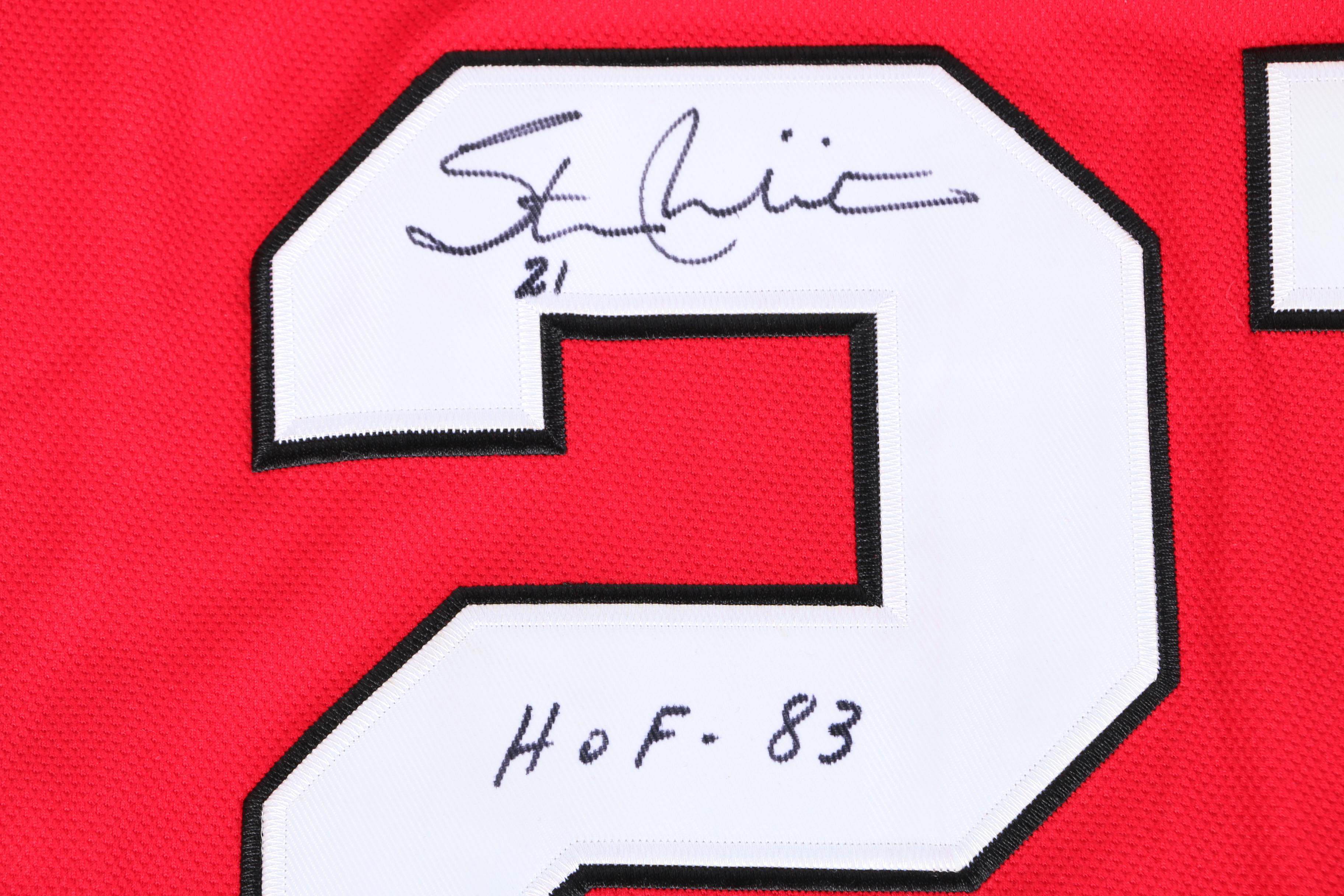 Stan Mikita Signed Jersey and Puck