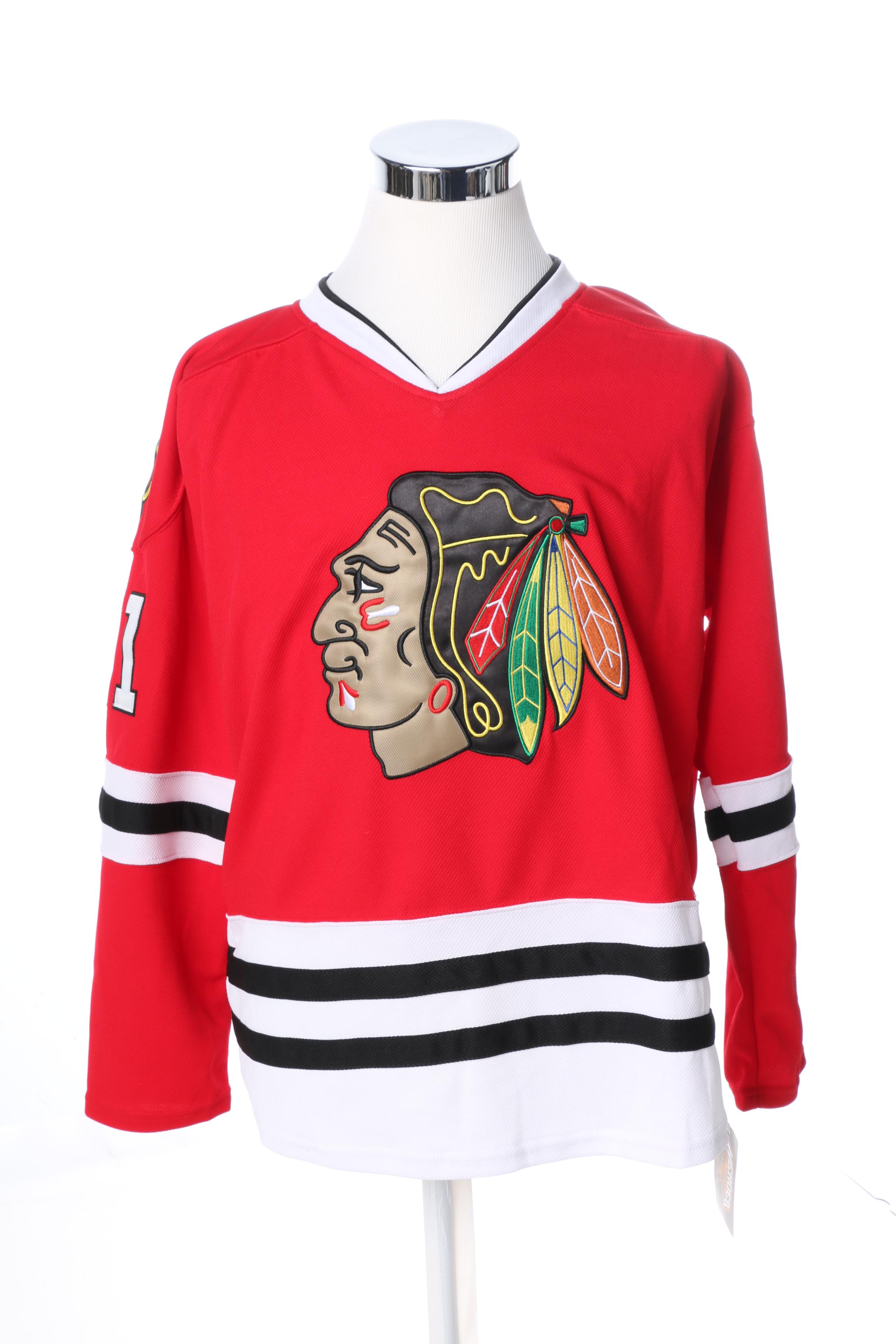 Stan Mikita Signed Jersey and Puck