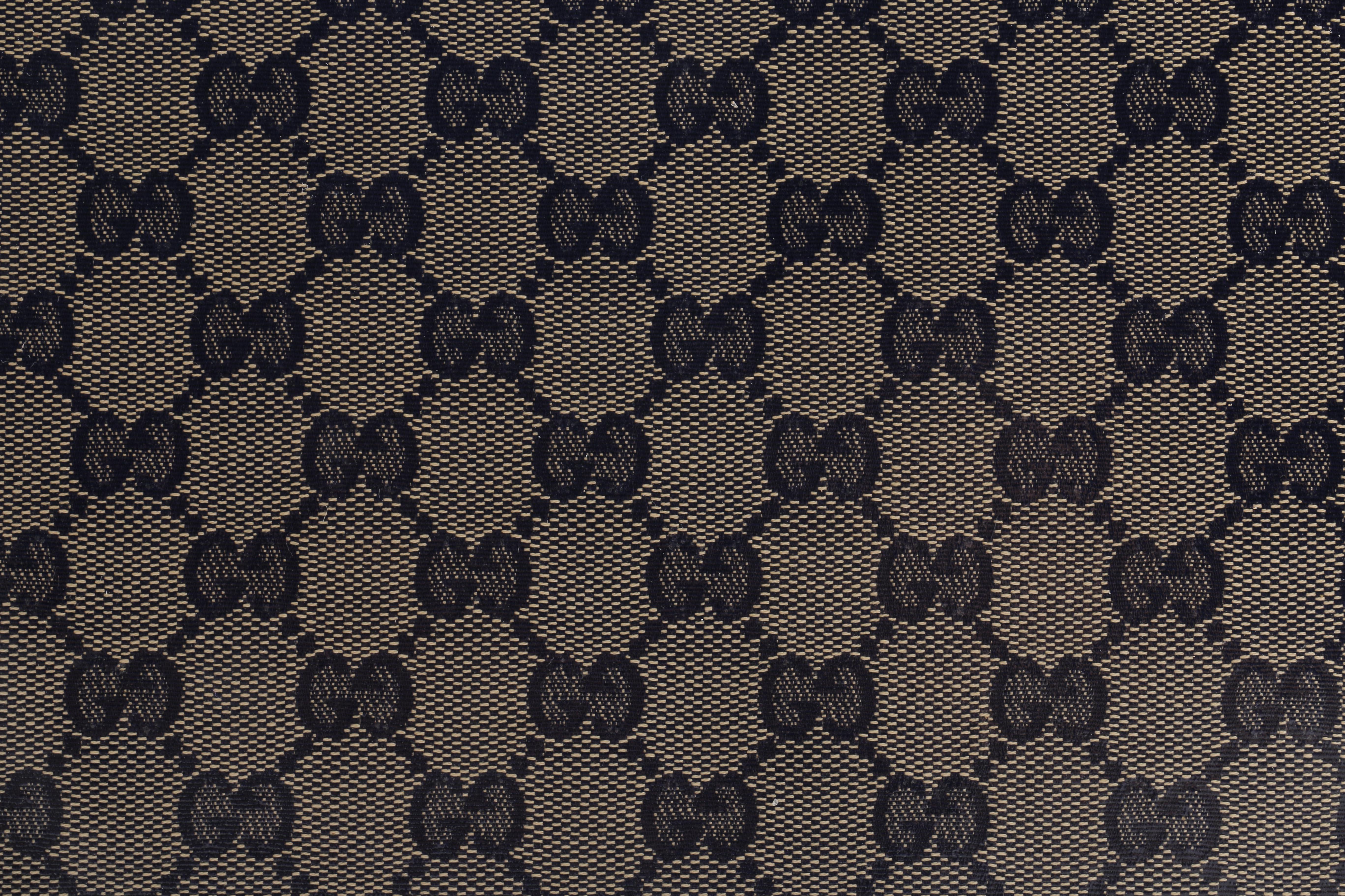 Gucci Navy and Red Supreme Canvas Duffel Bag