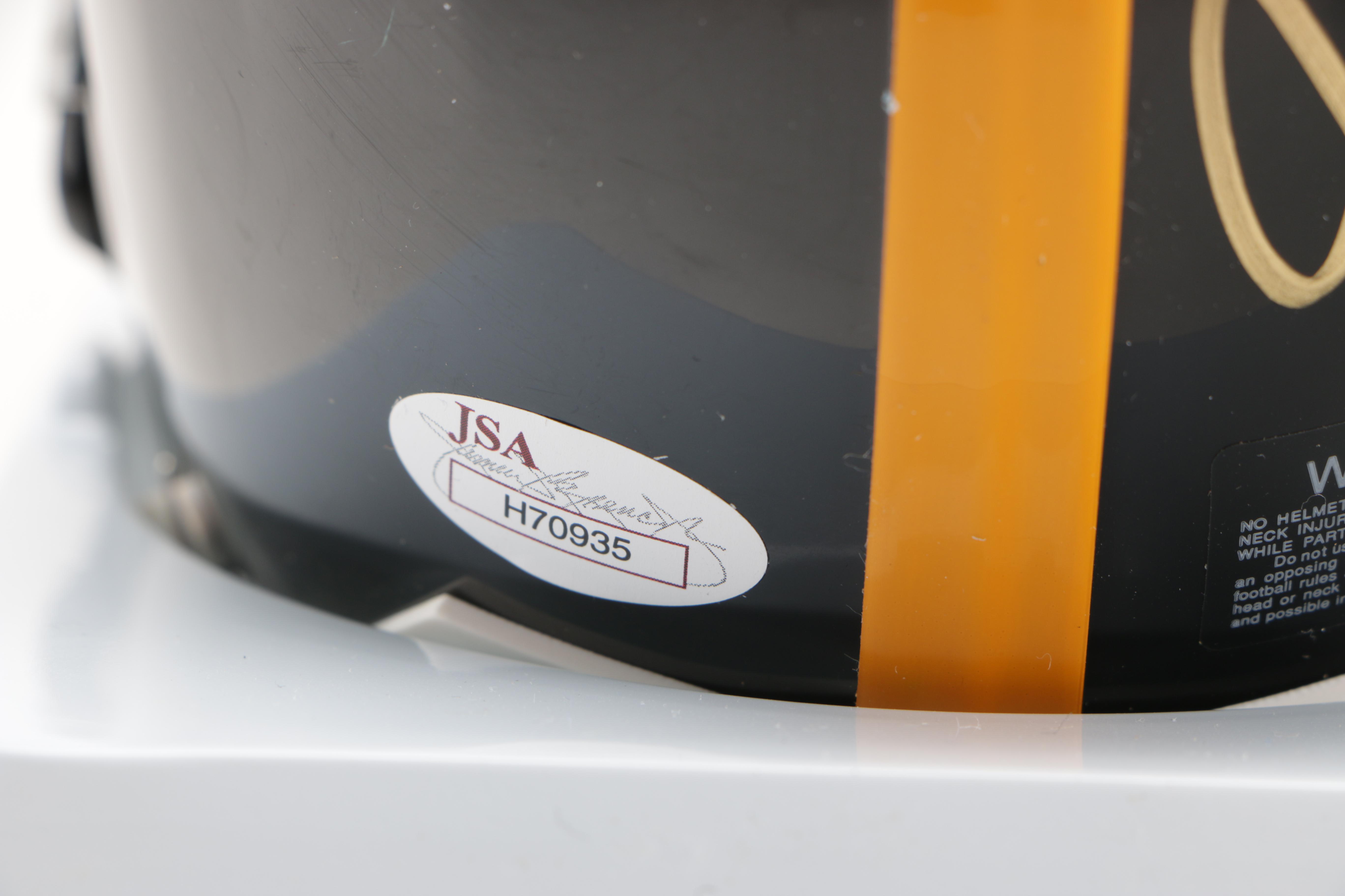 Andy Russell, Jack Ham, and Jack Lambert Signed Mini Helmet