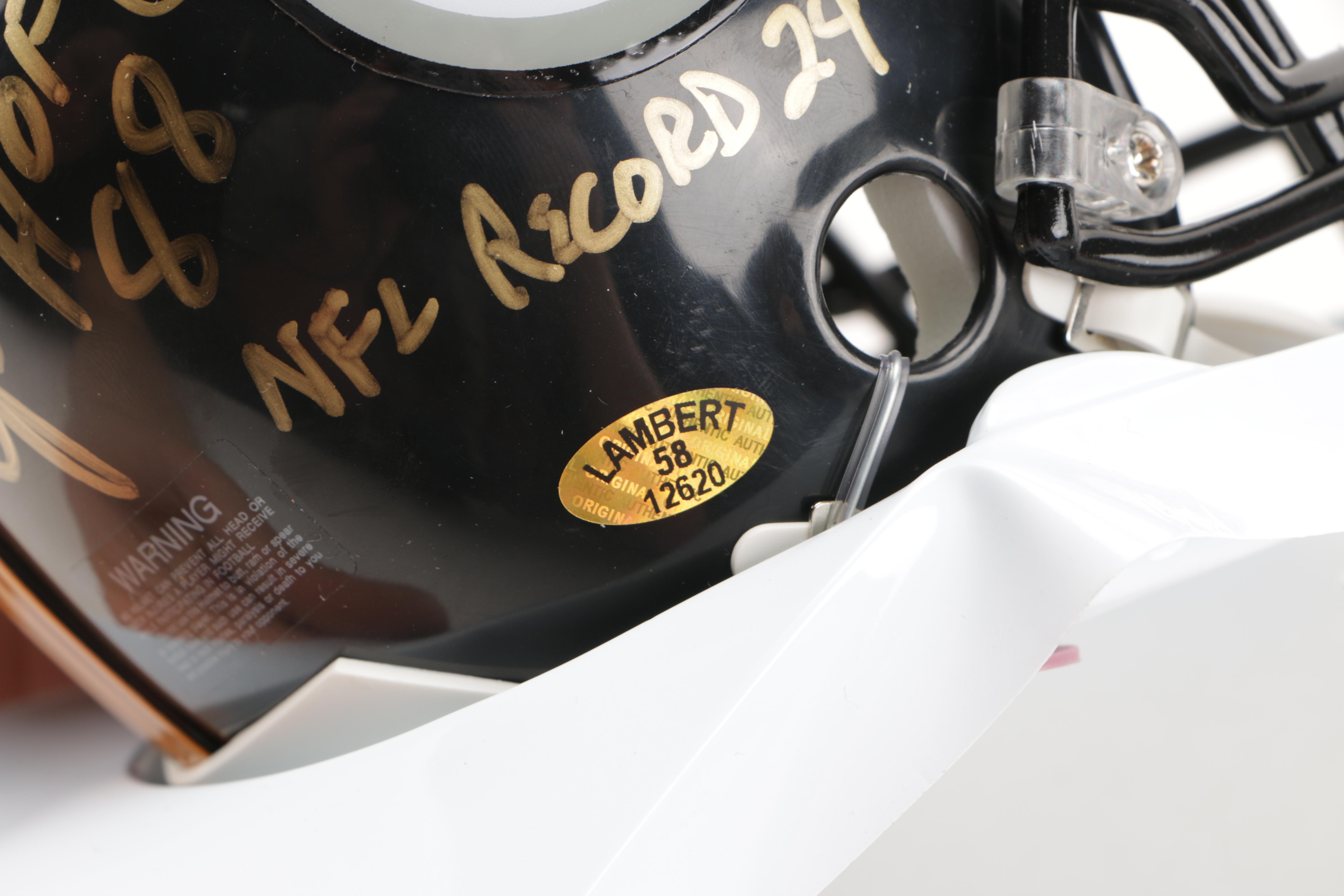 Andy Russell, Jack Ham, and Jack Lambert Signed Mini Helmet