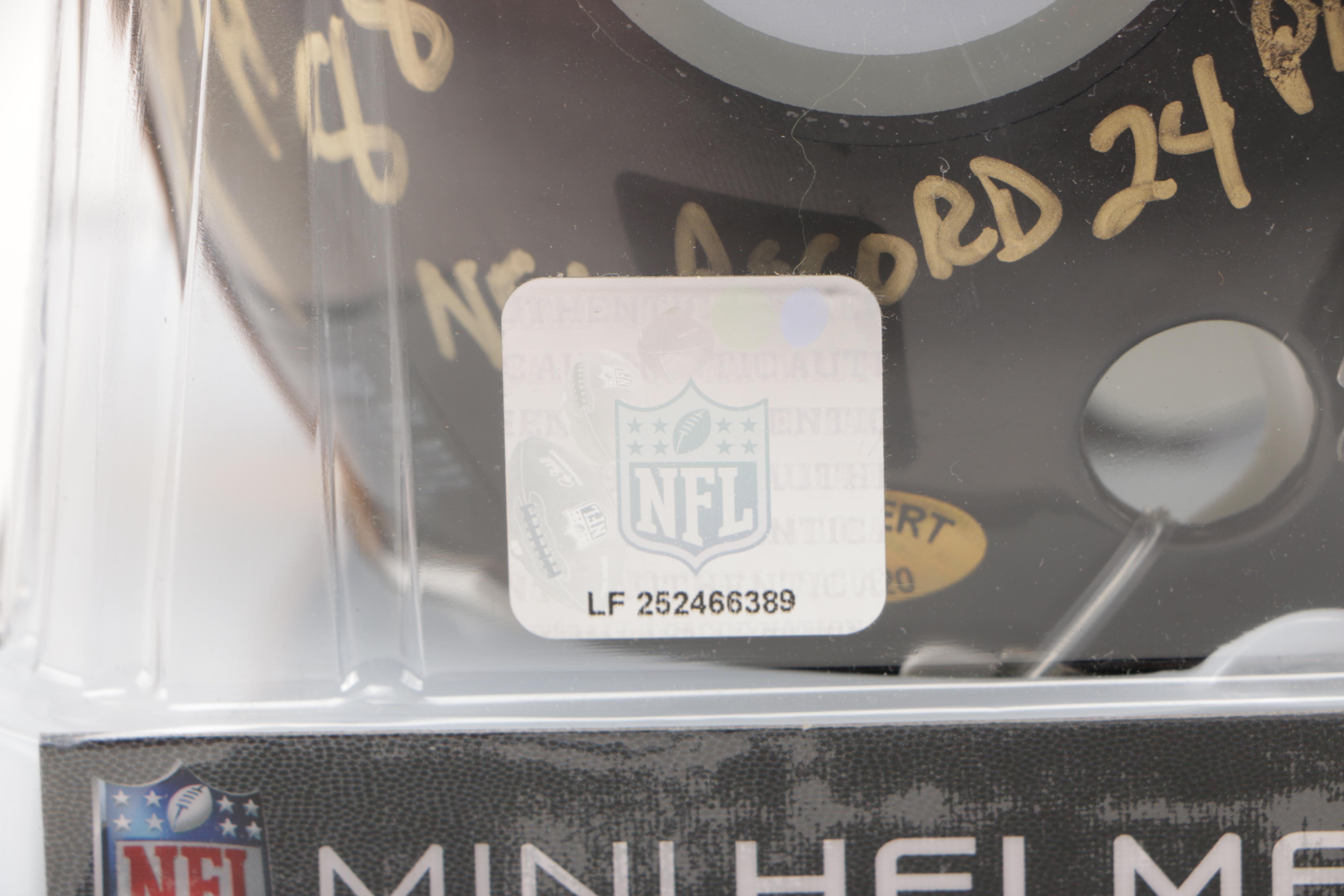 Andy Russell, Jack Ham, and Jack Lambert Signed Mini Helmet