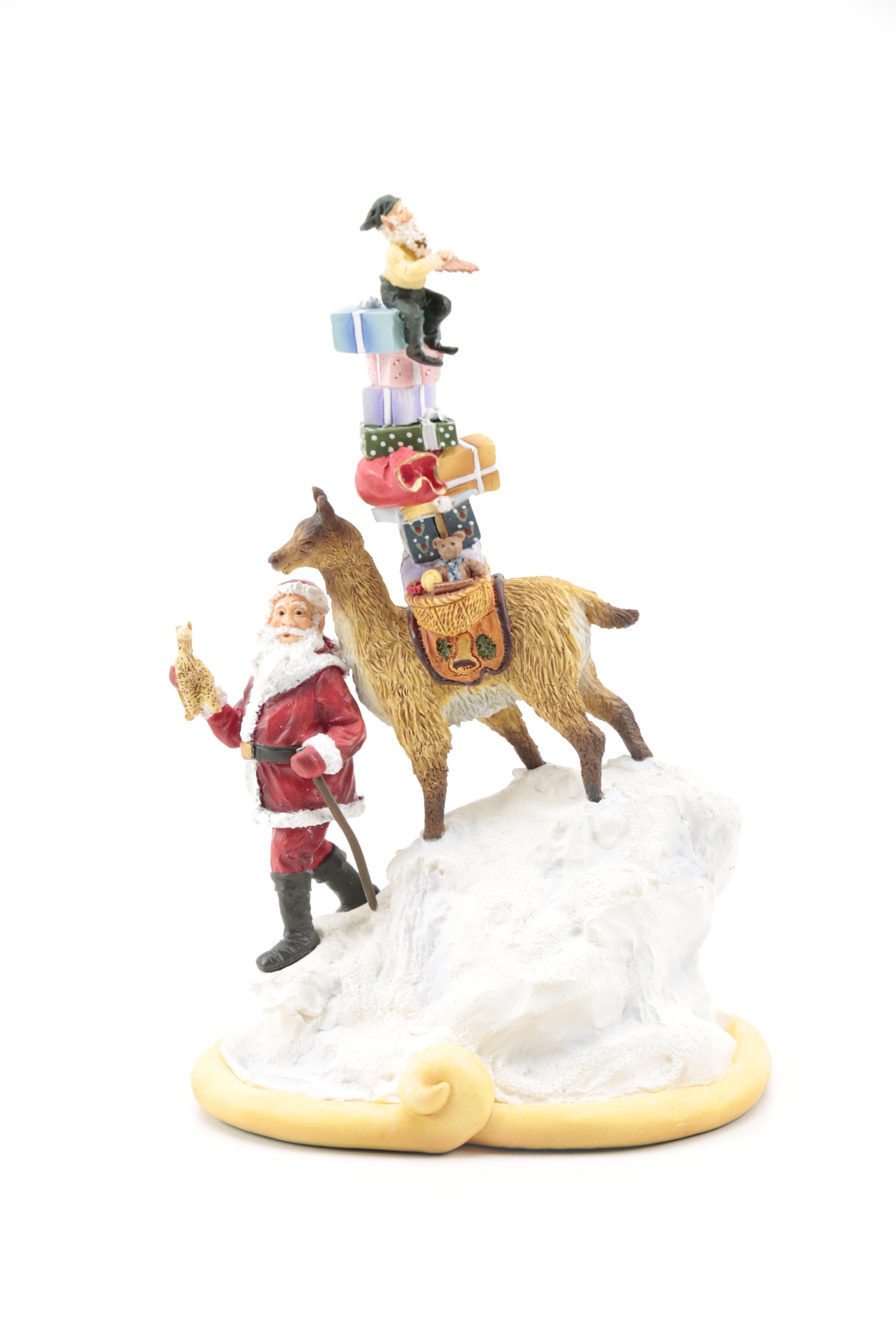 Maruri Limited Edition "Santa's World Travels" Ceramic Figurines