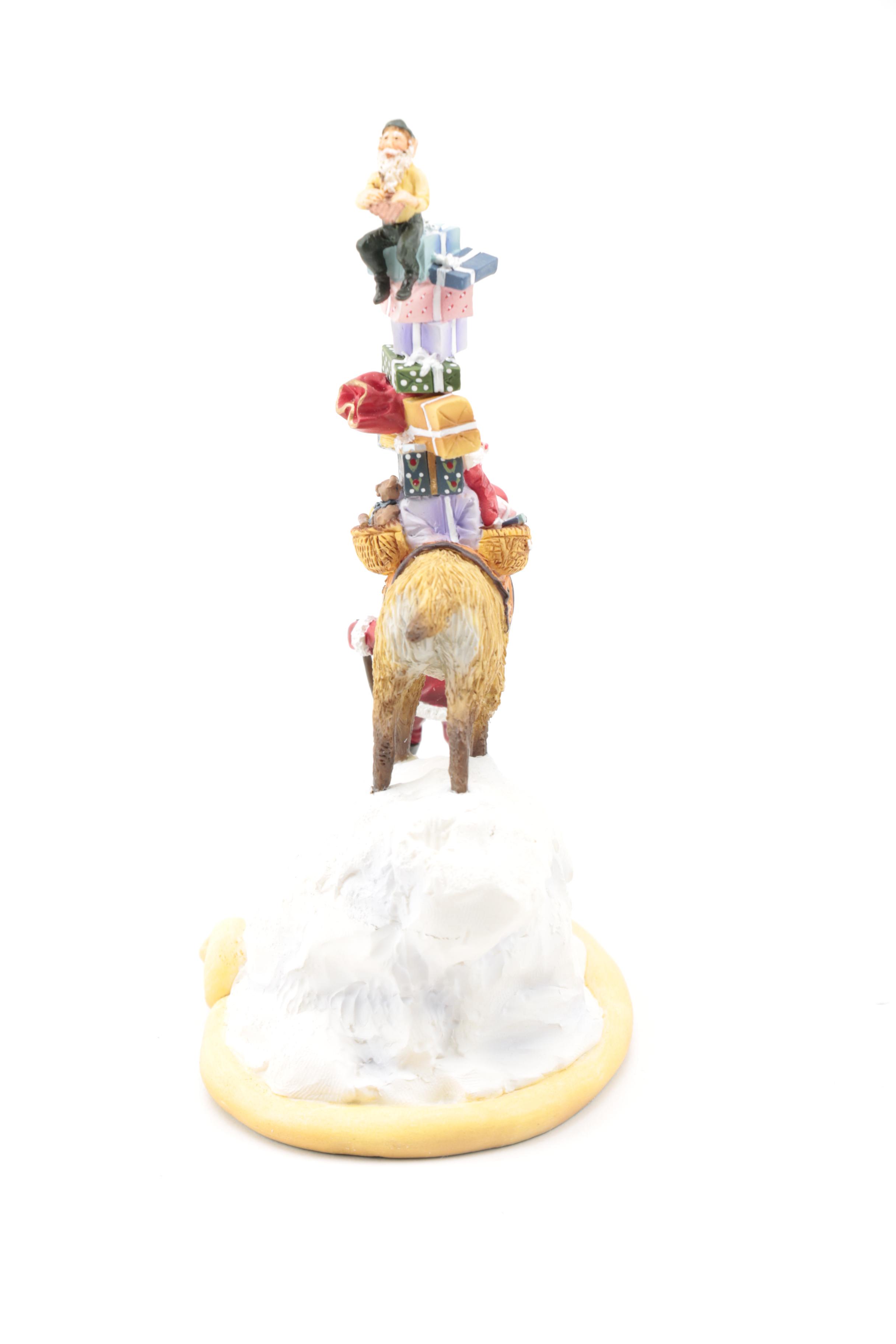 Maruri Limited Edition "Santa's World Travels" Ceramic Figurines