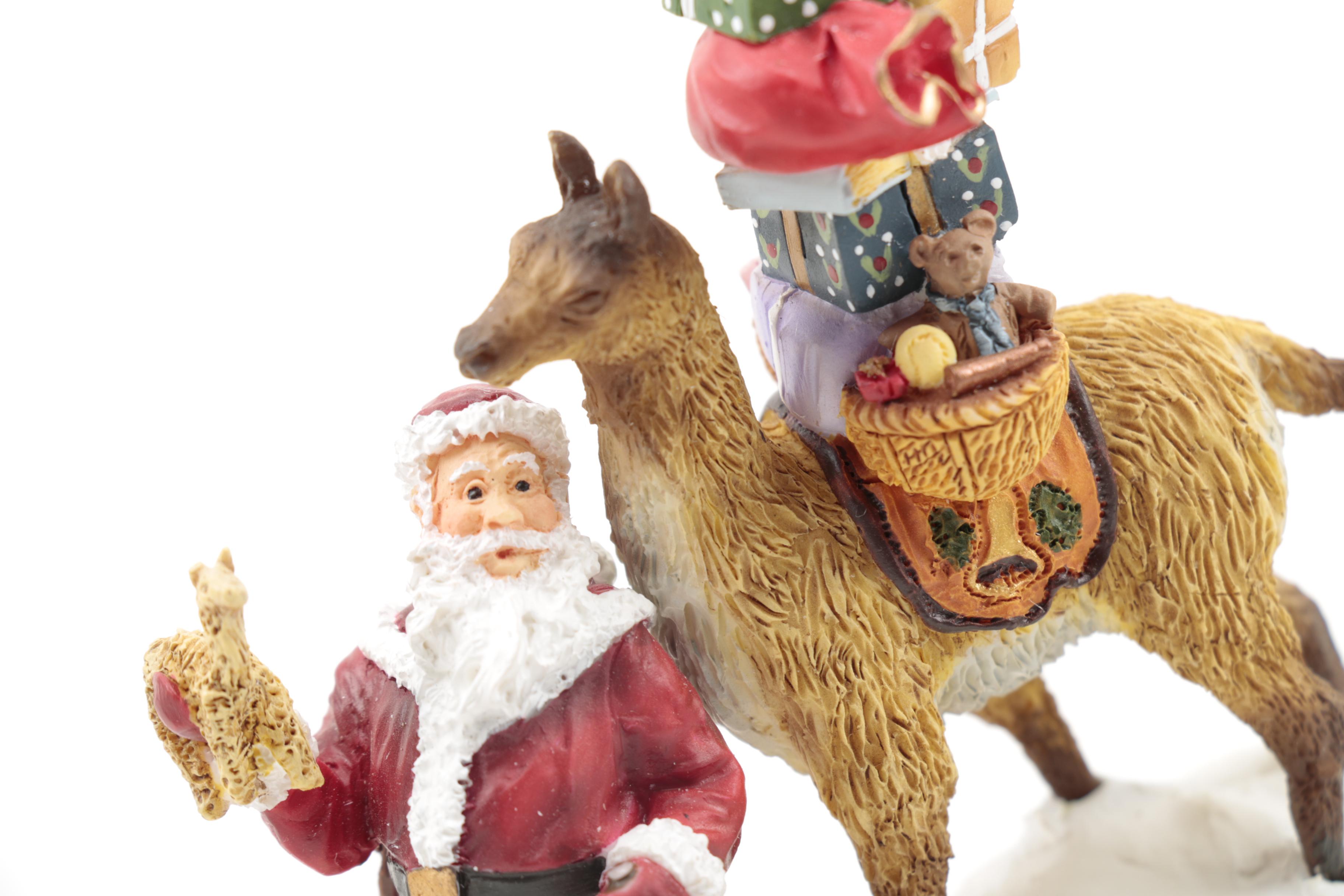 Maruri Limited Edition "Santa's World Travels" Ceramic Figurines