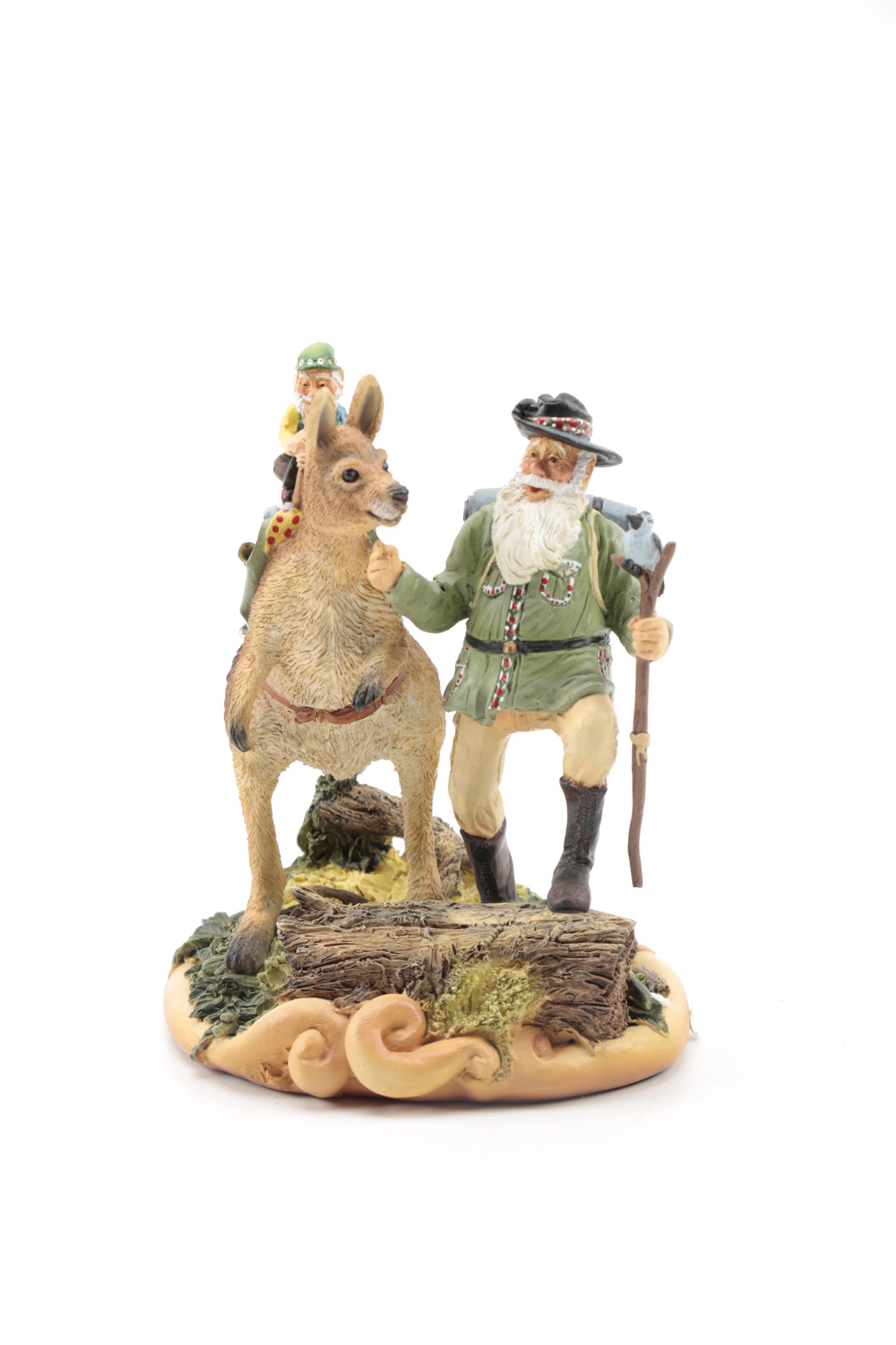 Maruri Limited Edition "Santa's World Travels" Ceramic Figurines