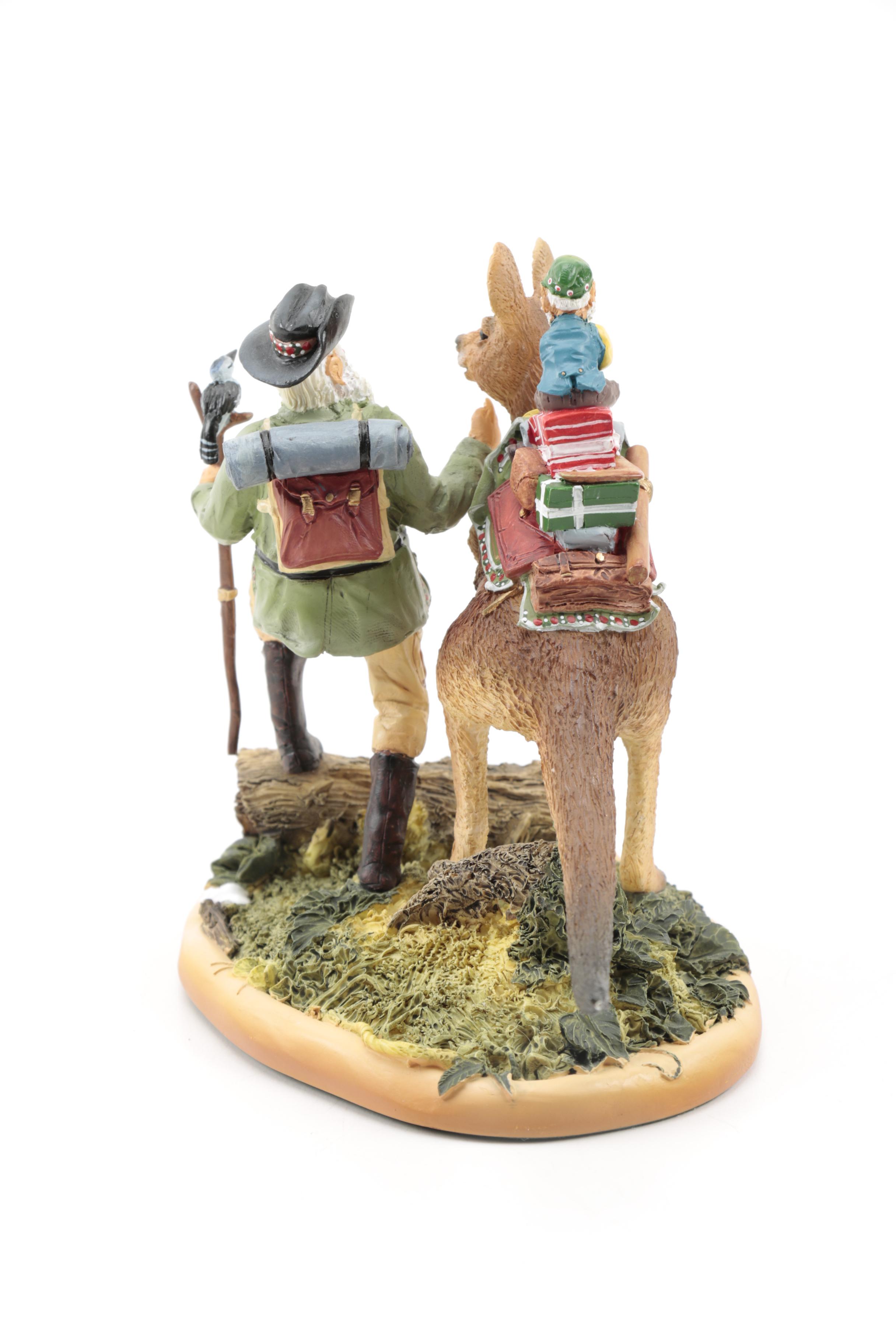 Maruri Limited Edition "Santa's World Travels" Ceramic Figurines