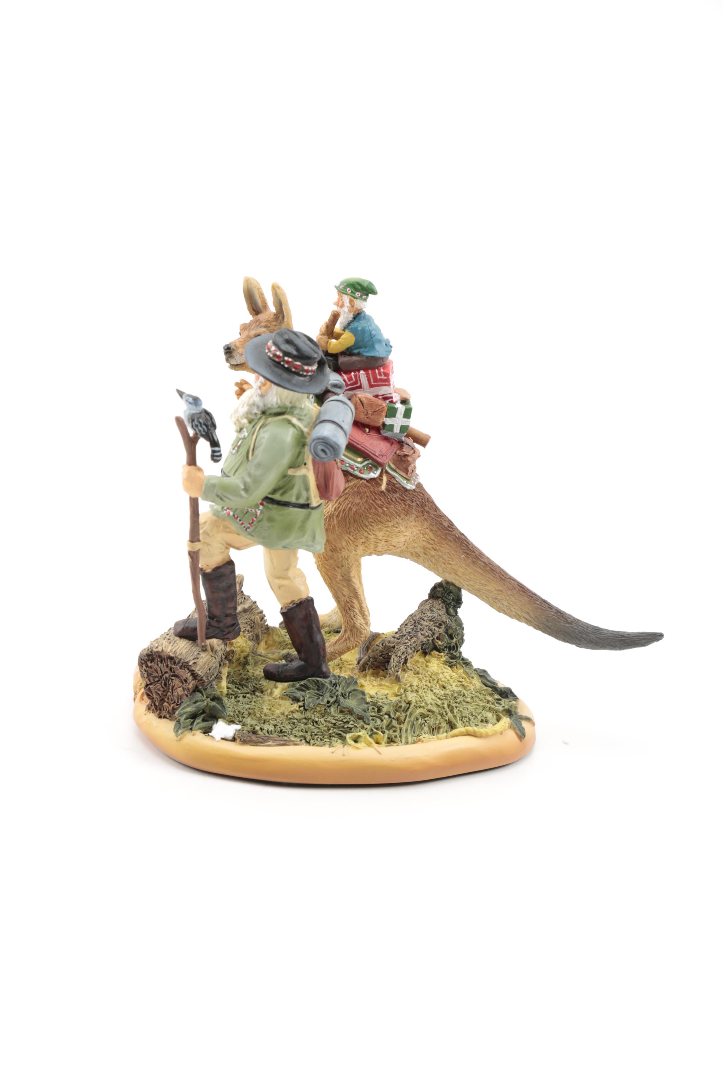 Maruri Limited Edition "Santa's World Travels" Ceramic Figurines