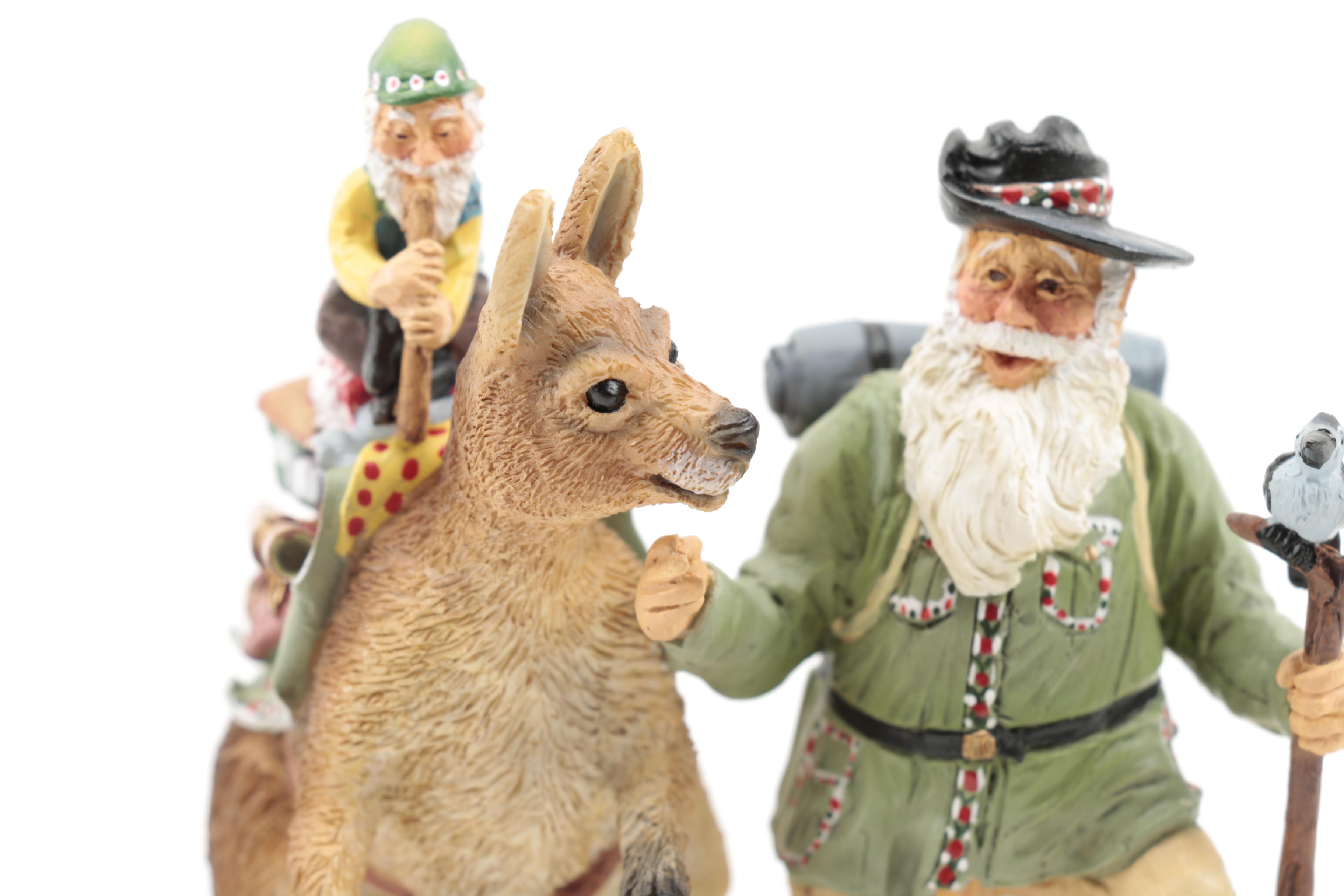 Maruri Limited Edition "Santa's World Travels" Ceramic Figurines