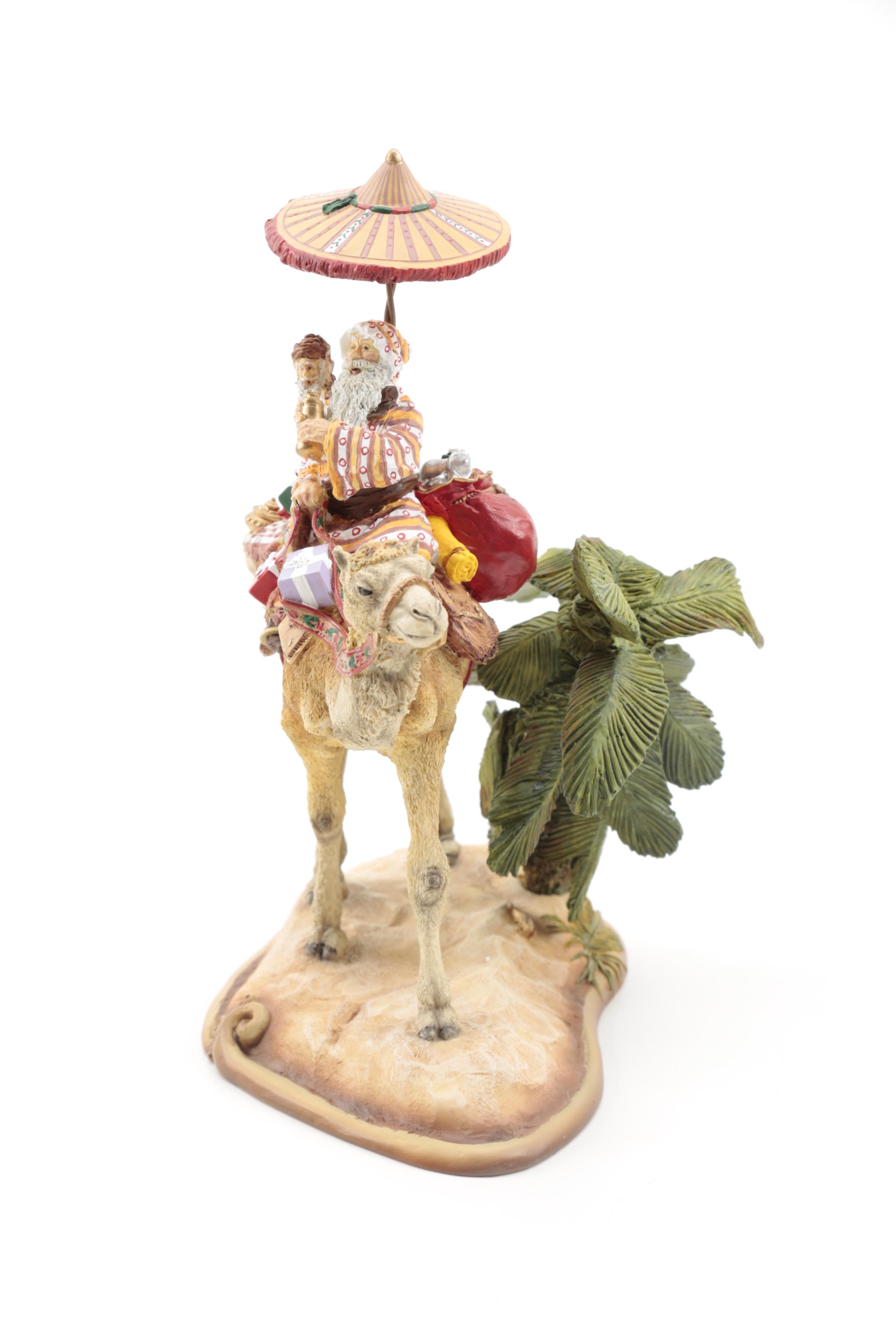 Maruri Limited Edition "Santa's World Travels" Ceramic Figurines