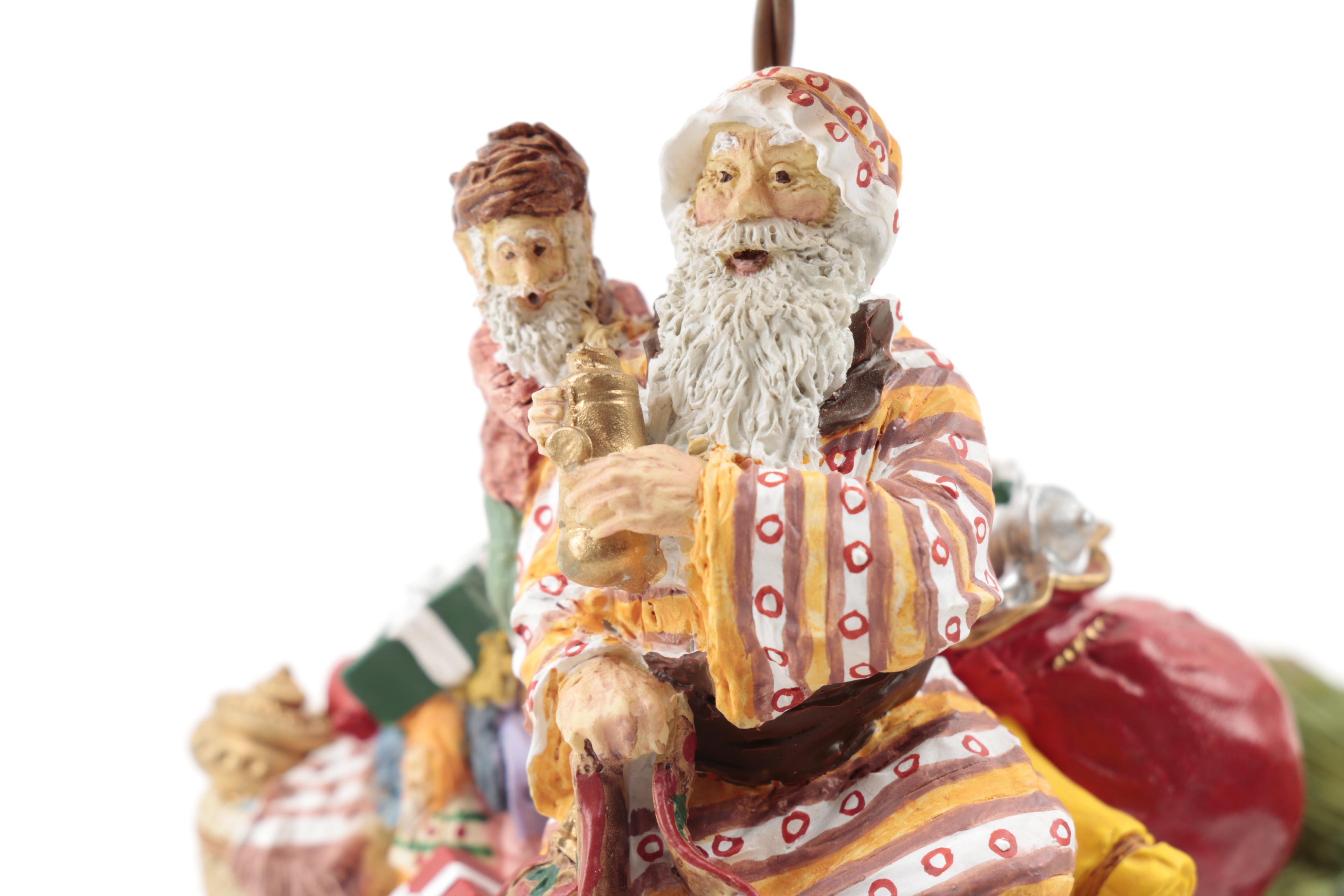 Maruri Limited Edition "Santa's World Travels" Ceramic Figurines