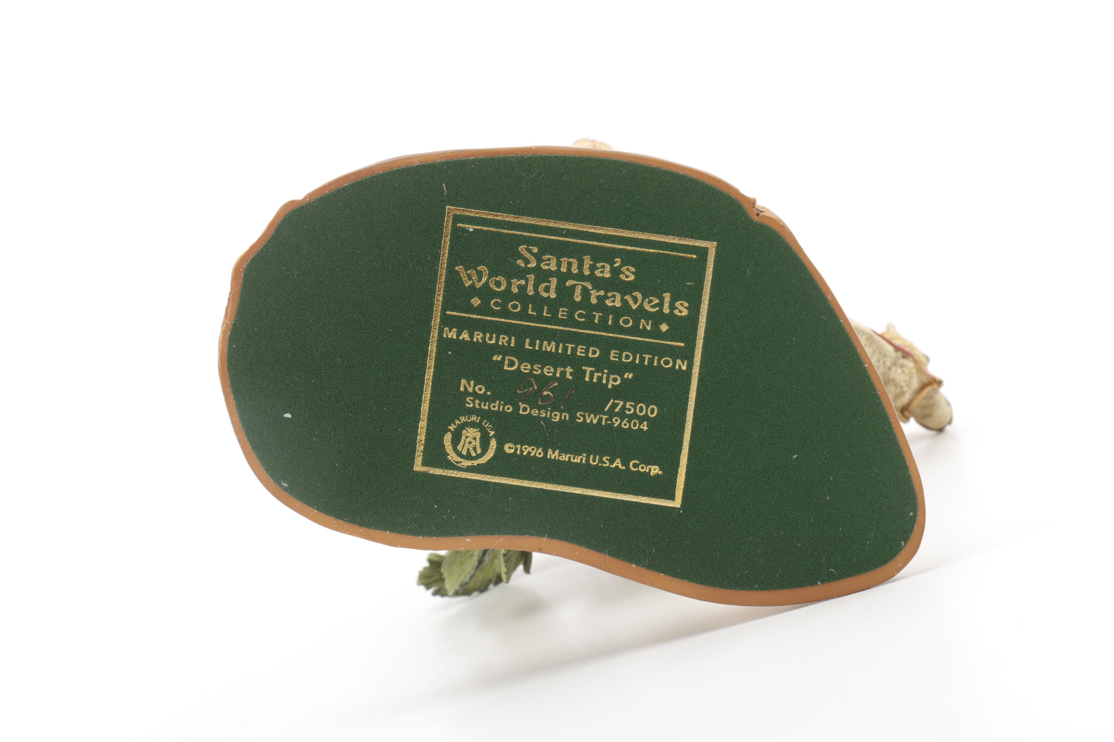 Maruri Limited Edition "Santa's World Travels" Ceramic Figurines