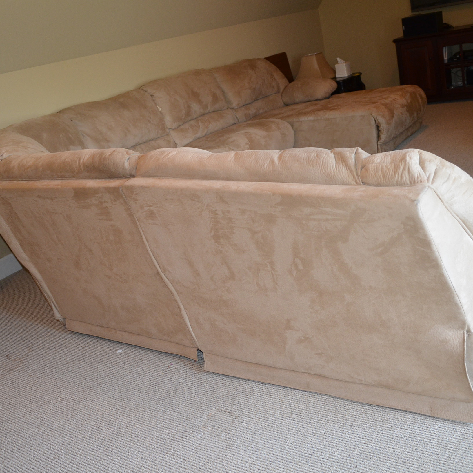 Microfiber Sectional Sofa