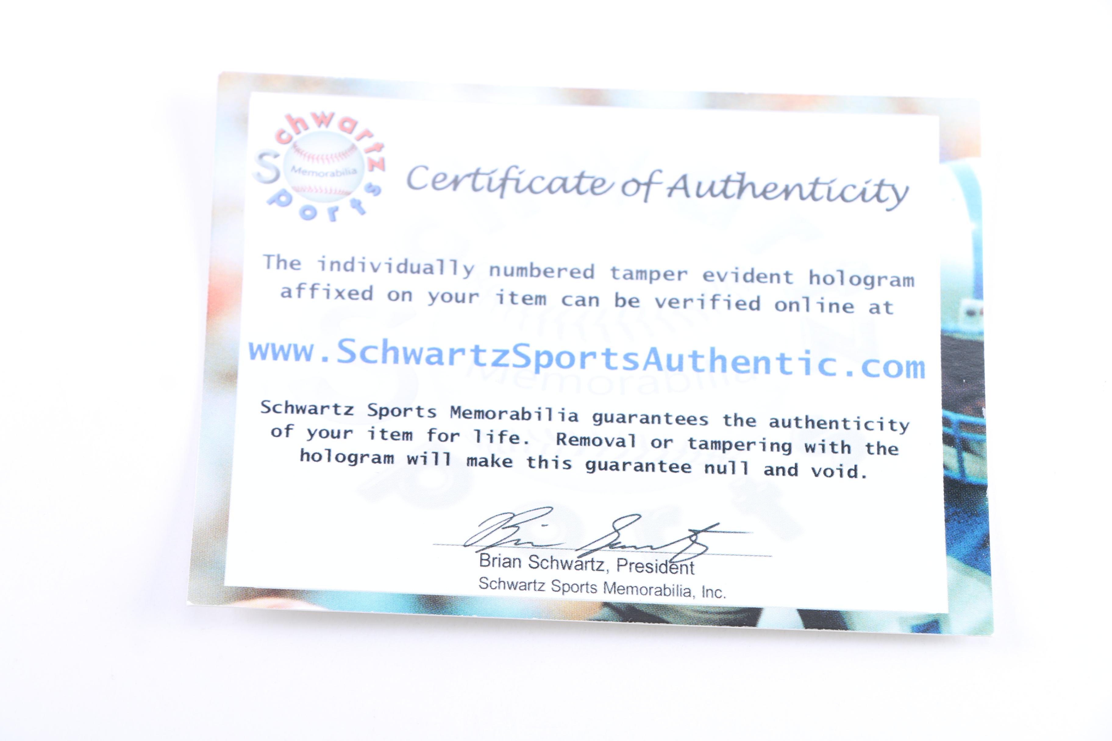 Signed Minnesota Vikings Miniature Football Helmet