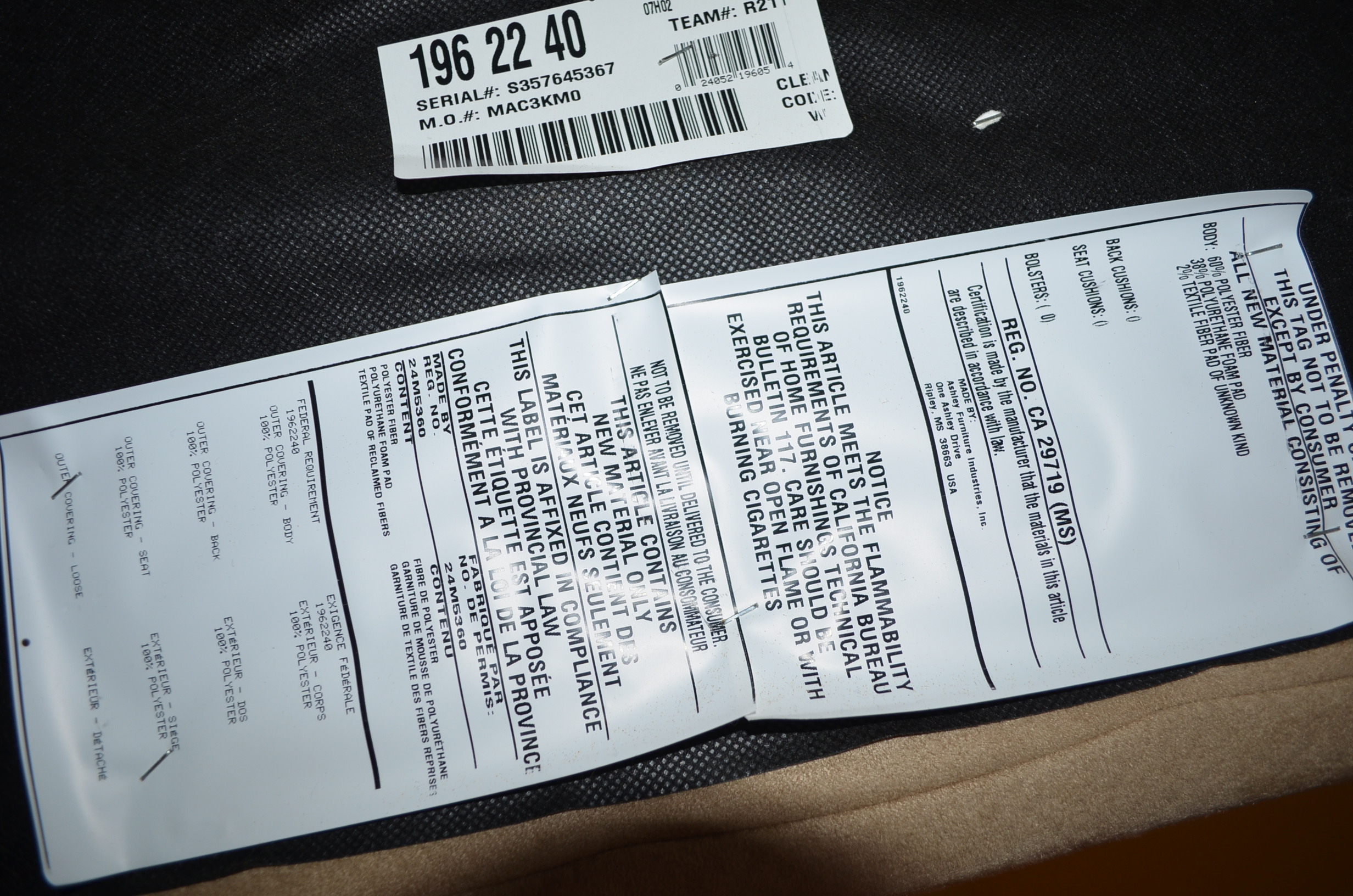 Microfiber Sectional Sofa